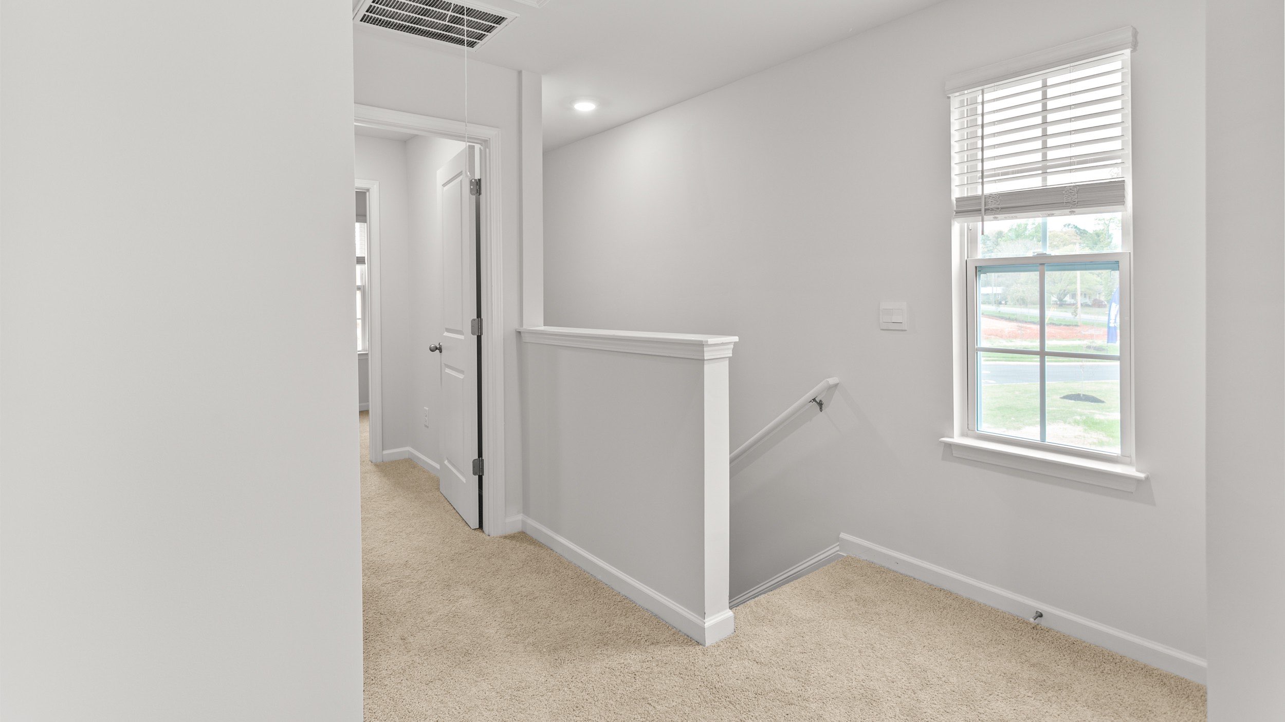 landing space at the top of the stairs