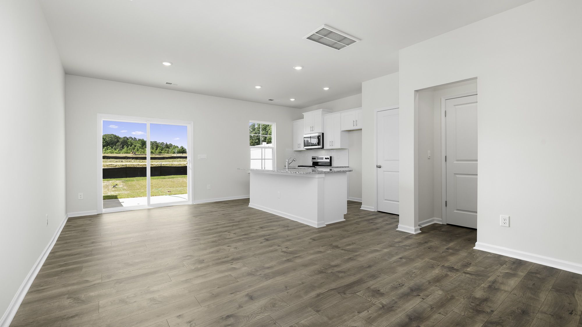 open concept living space