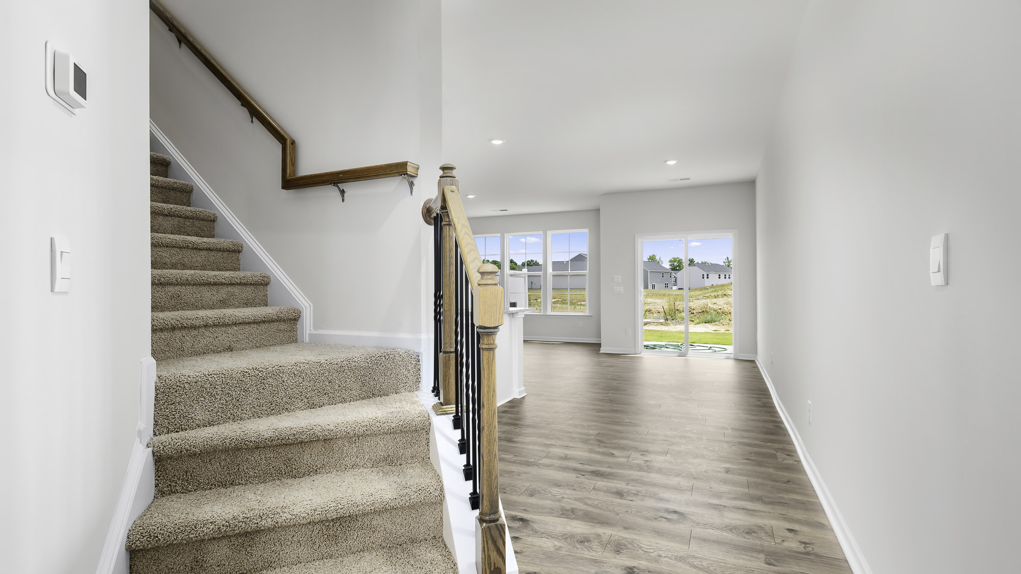 stair with carpet
