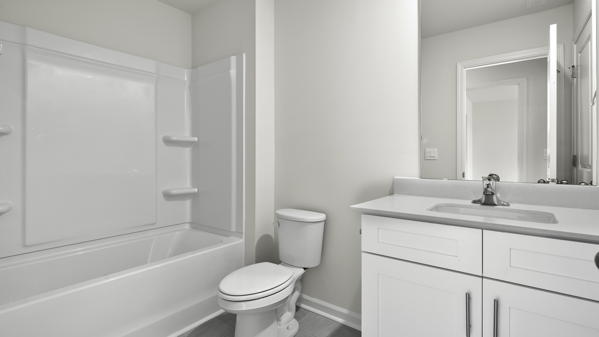 bathroom with one sink