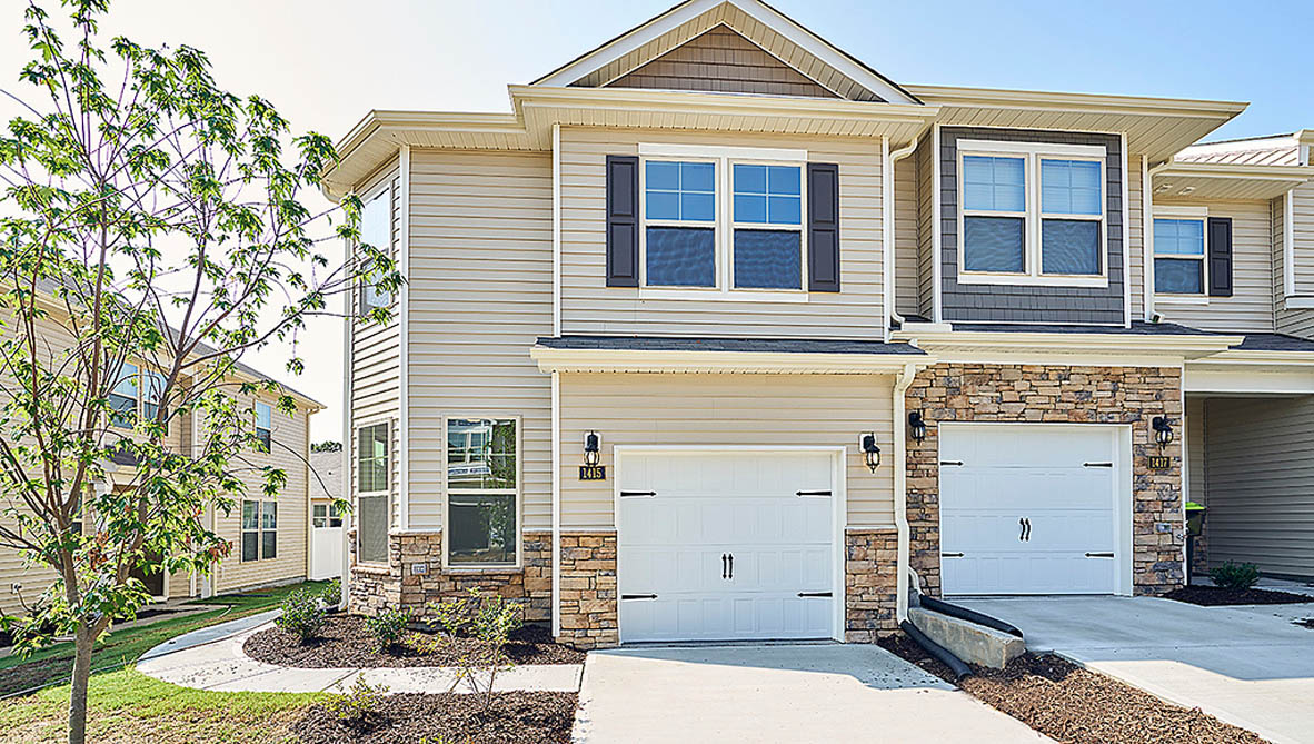 The Carson featured at Edinborough North offers a 2 story 1 car garage 3 bedroom 2 full bathroom 1 half bathroom townhome