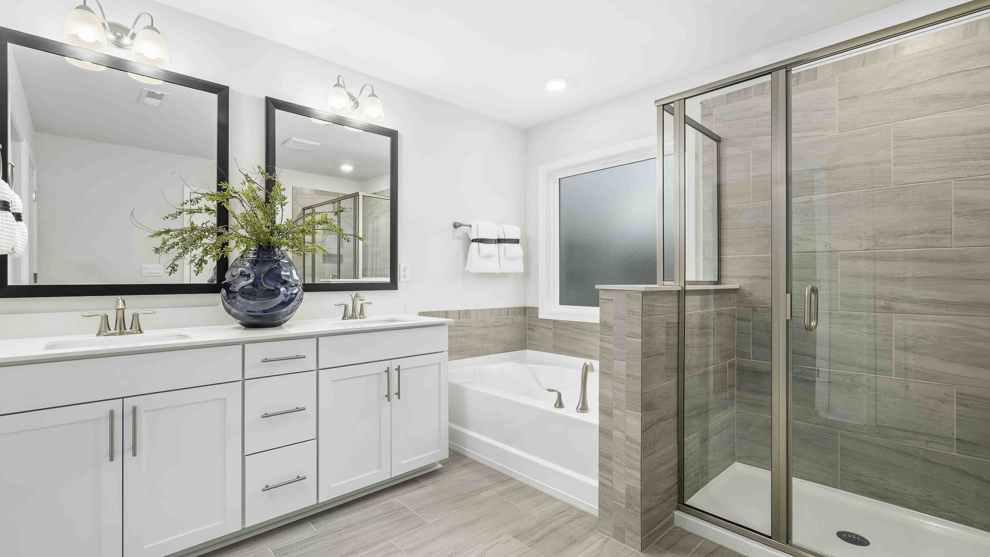 primary bathroom walk in shower