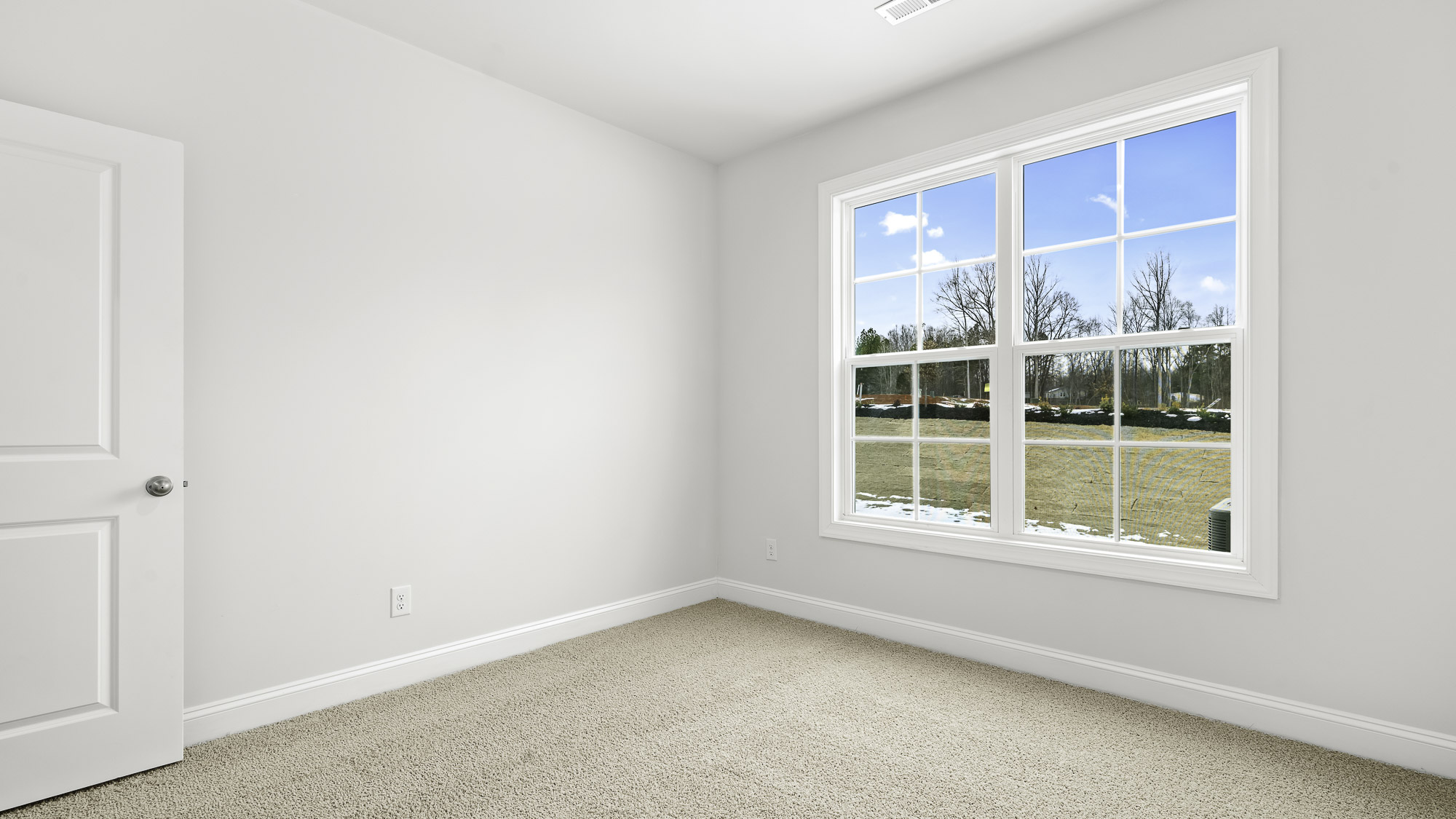 bedroom with carpet