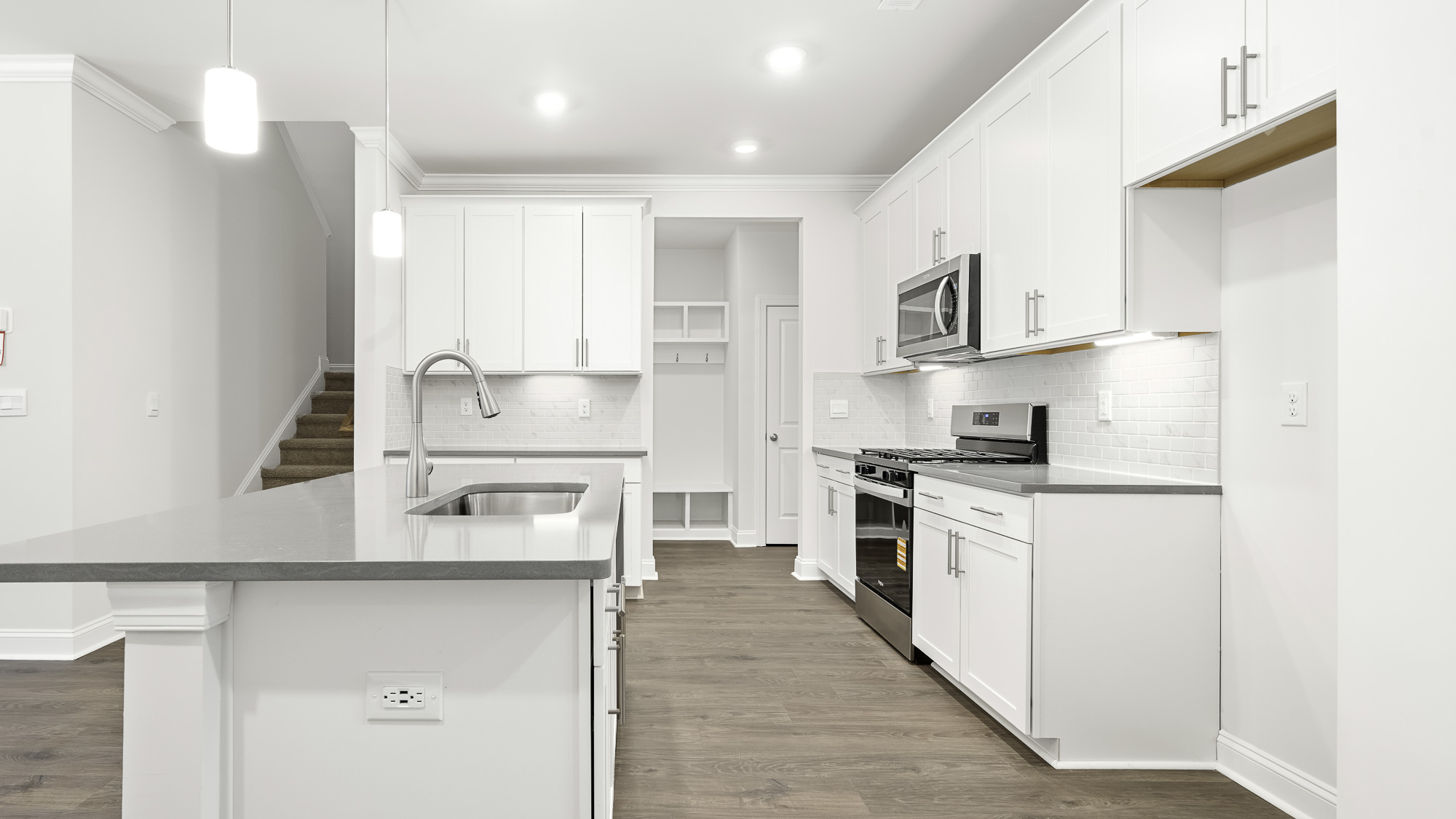 kitchen with island
