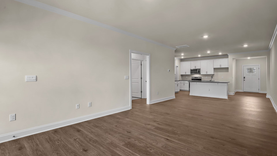 living room with open floorplan concept