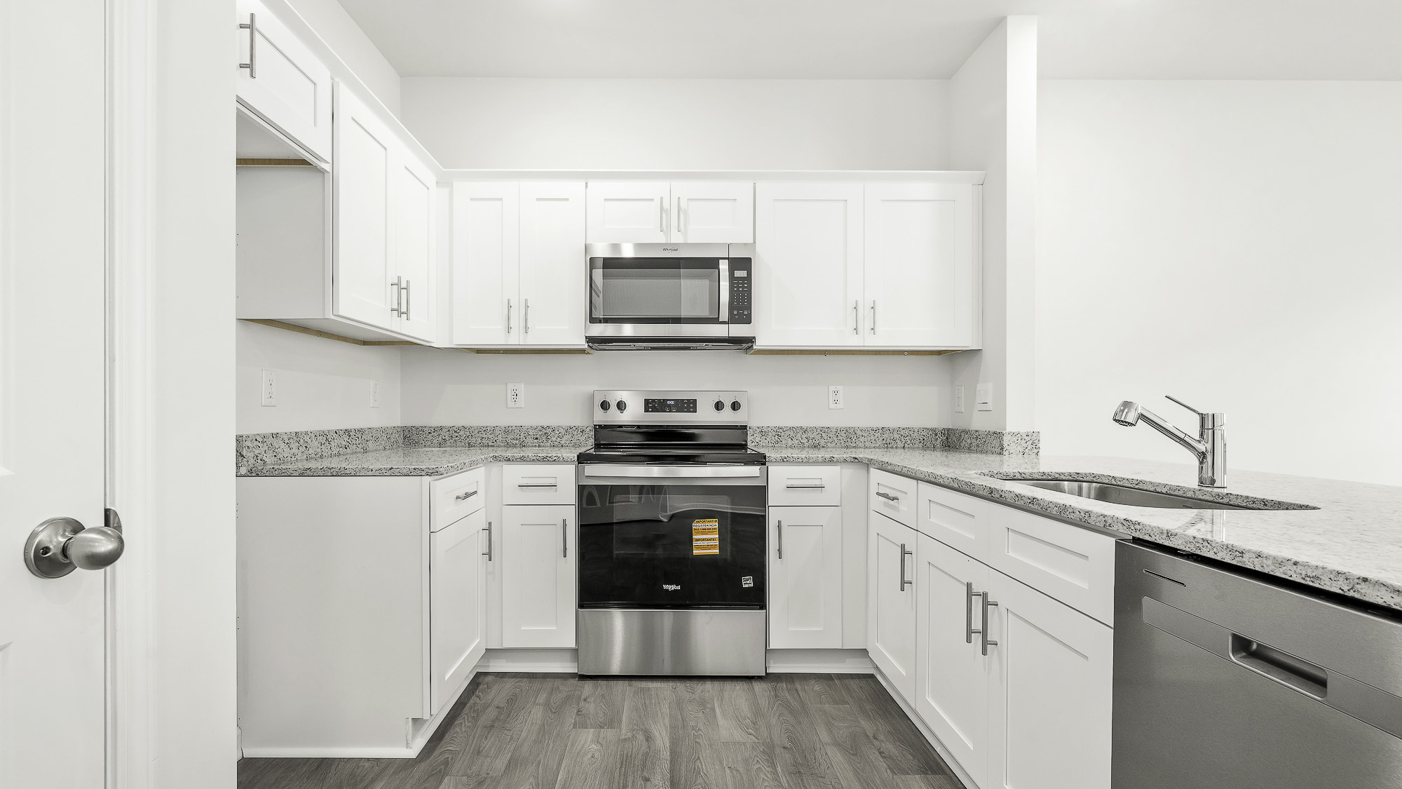 kitchen with stainless steel appliances