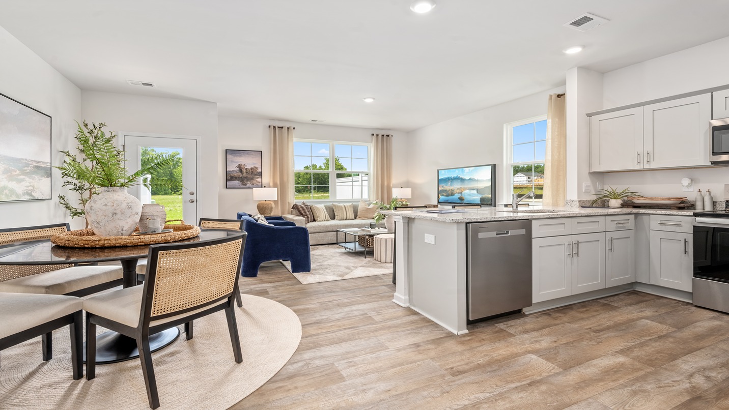 open concept living space