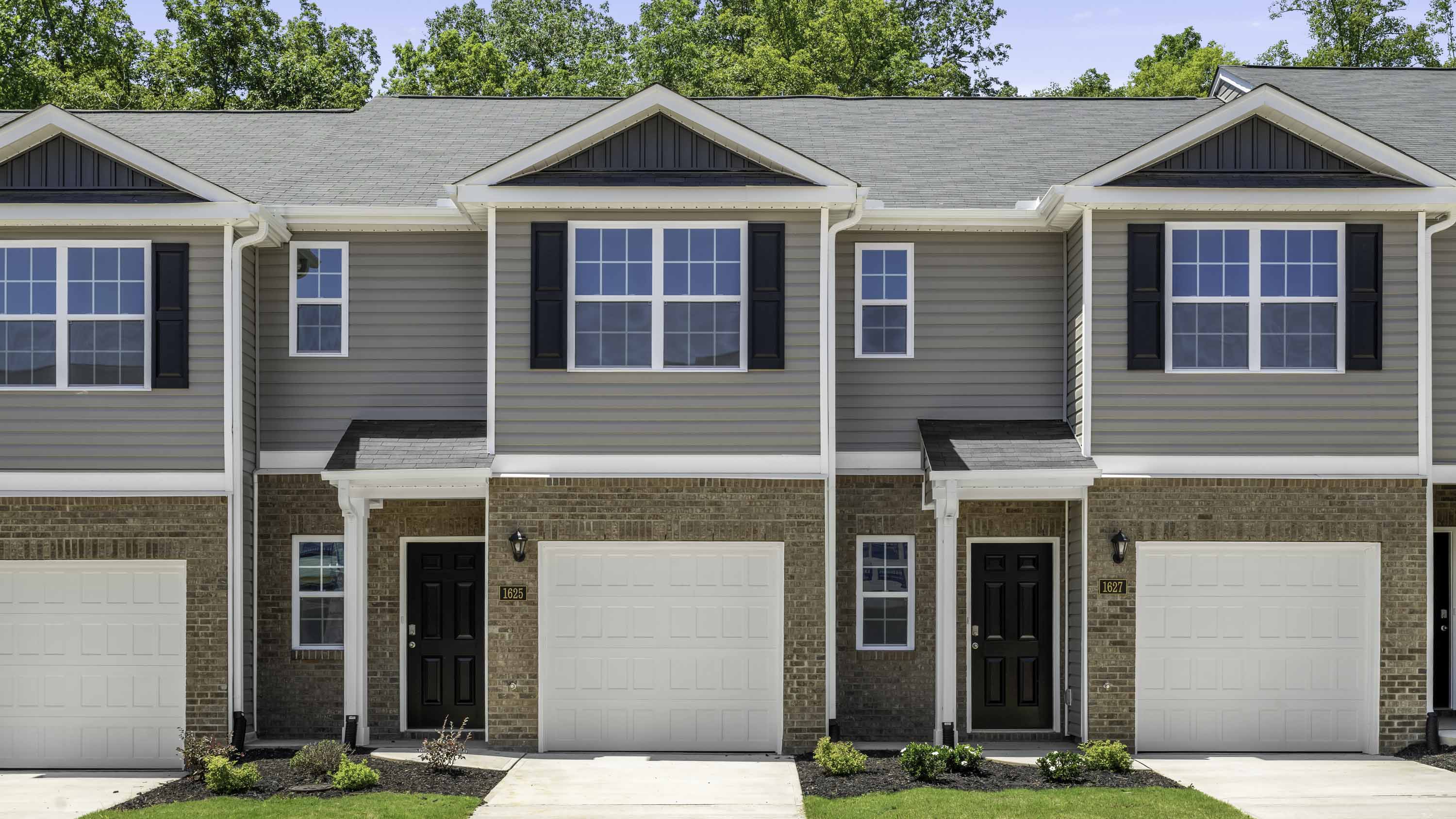 exterior of model home