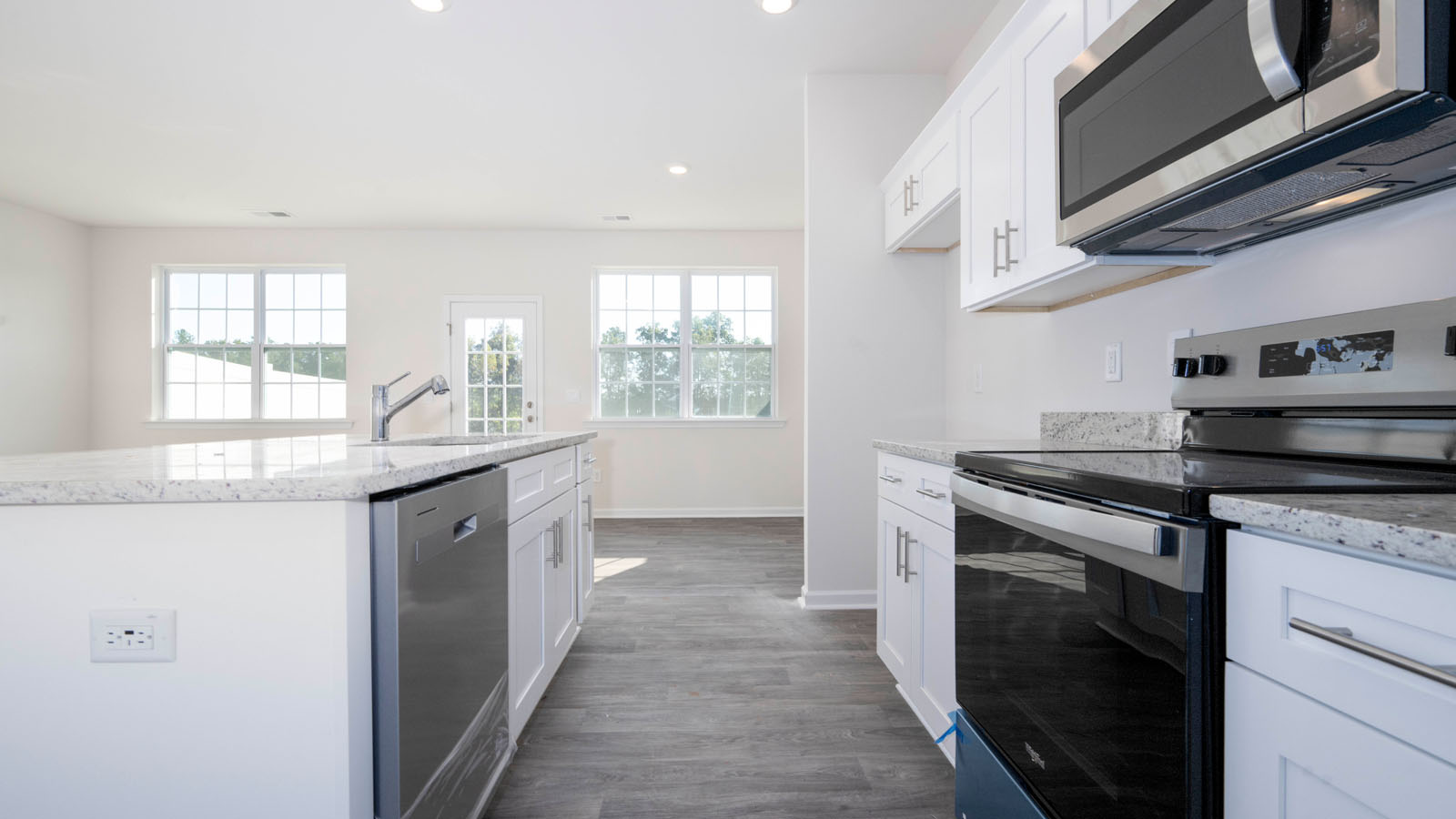 middle kitchen view