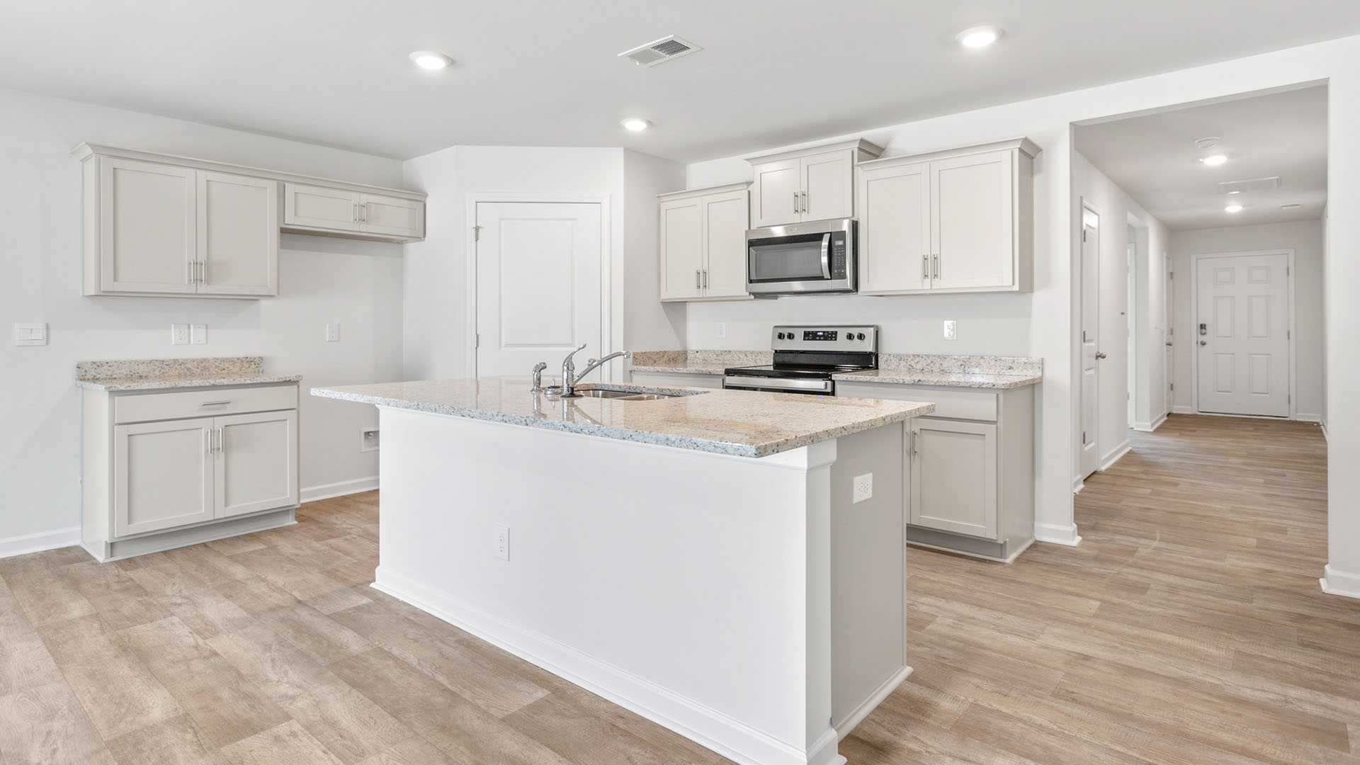 kitchen with island