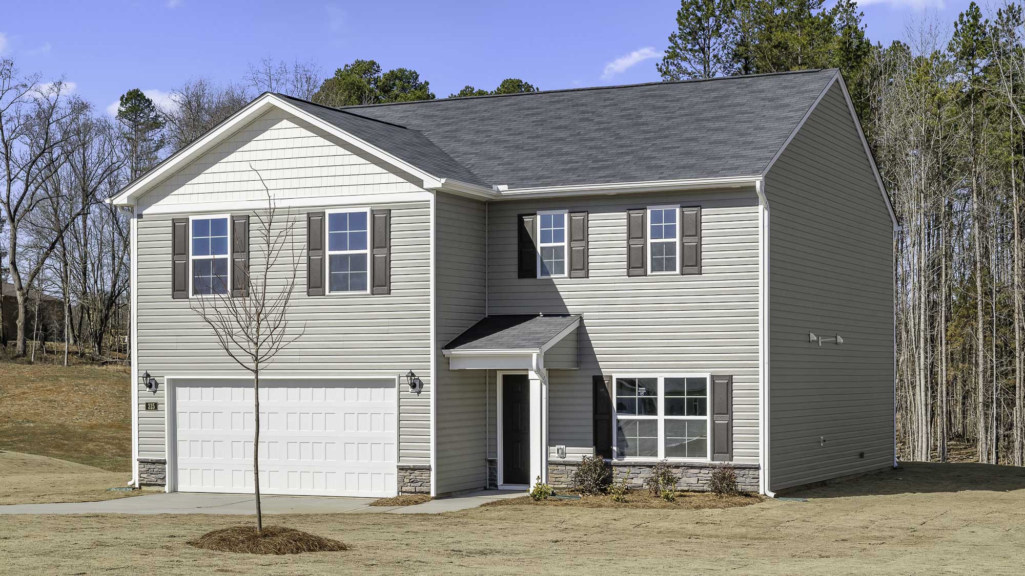 The Galen featured at Quail Haven offers a 2 story 2 car garage 3  bedroom 2 full bathrooms 1 half bathroom single family home