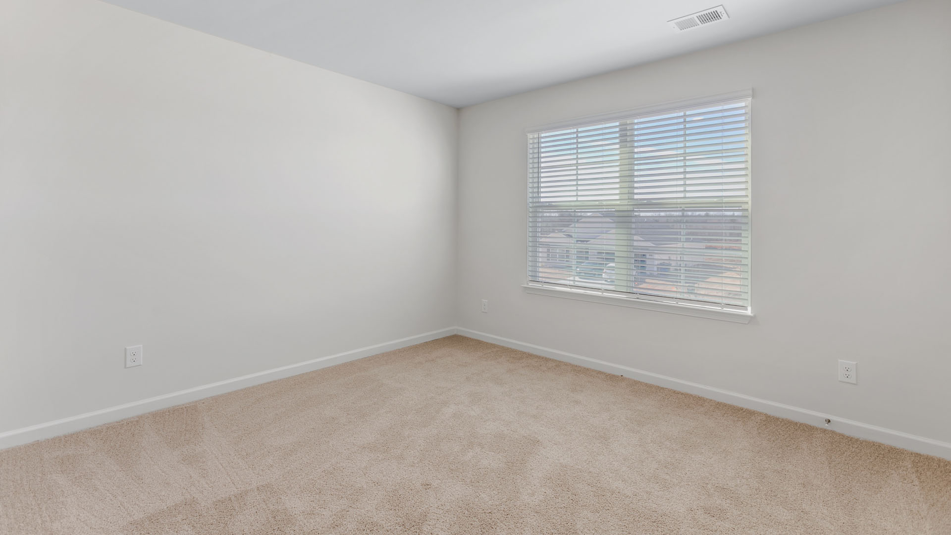 bedroom with carpet
