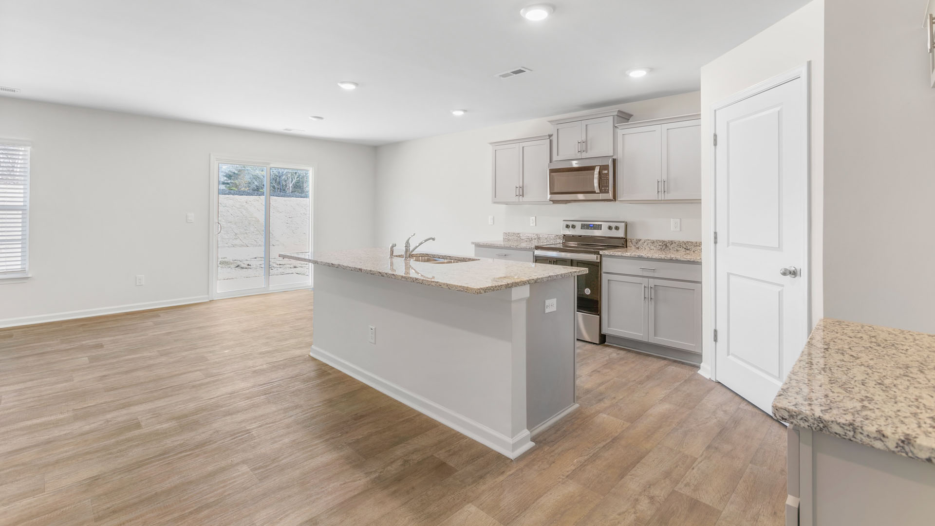 kitchen with island