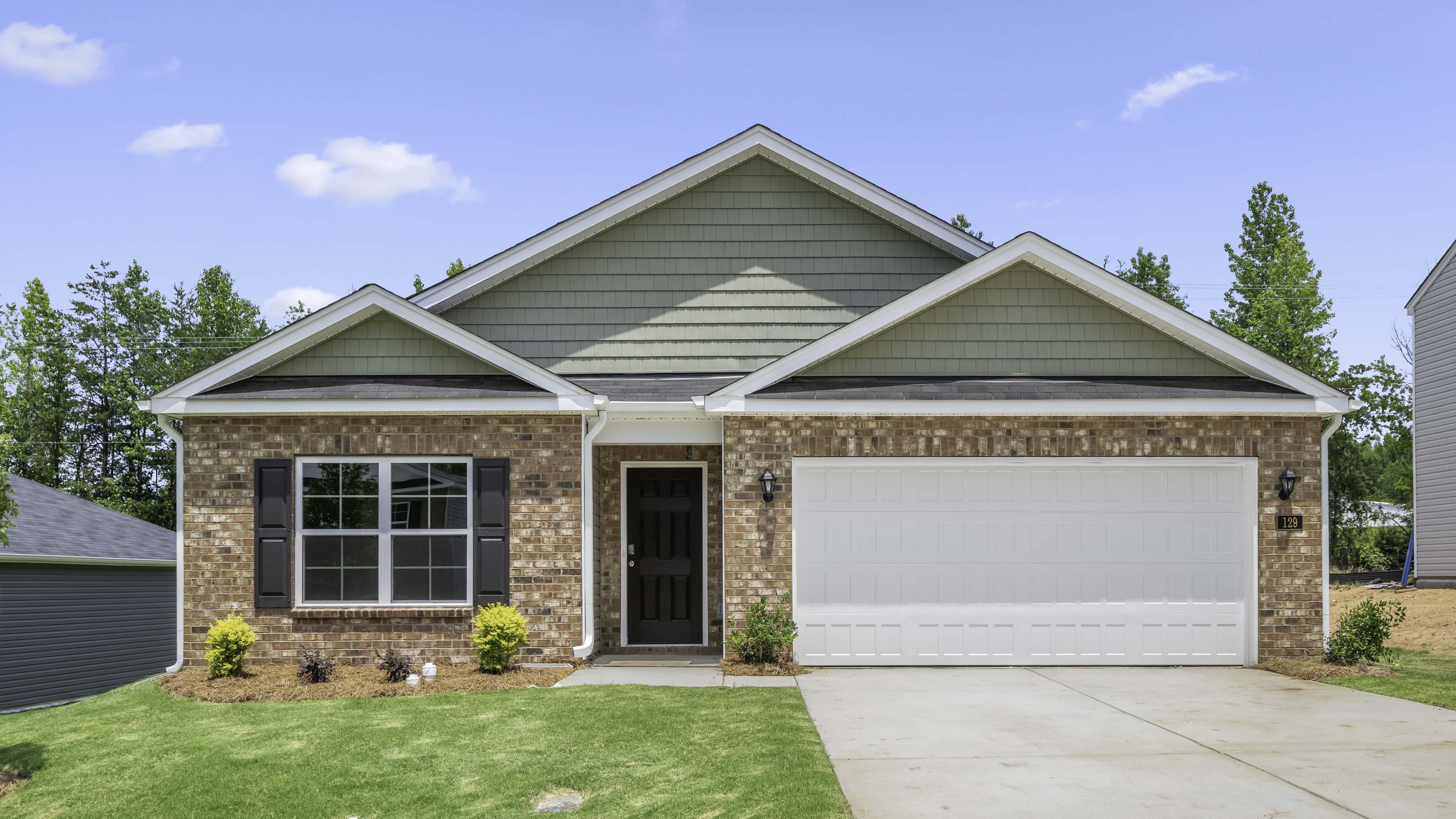 exterior view of actual home