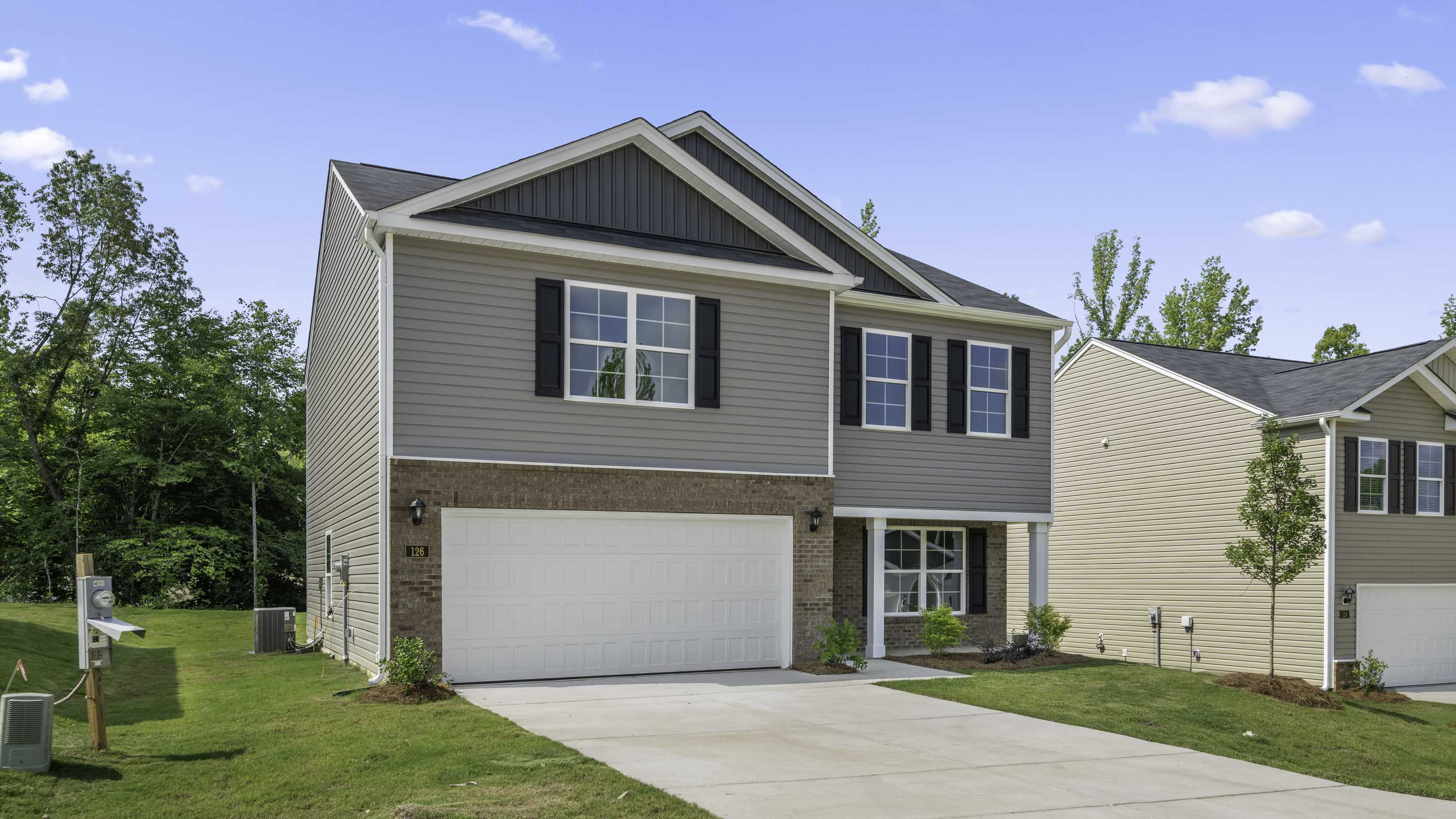 exterior of actual home