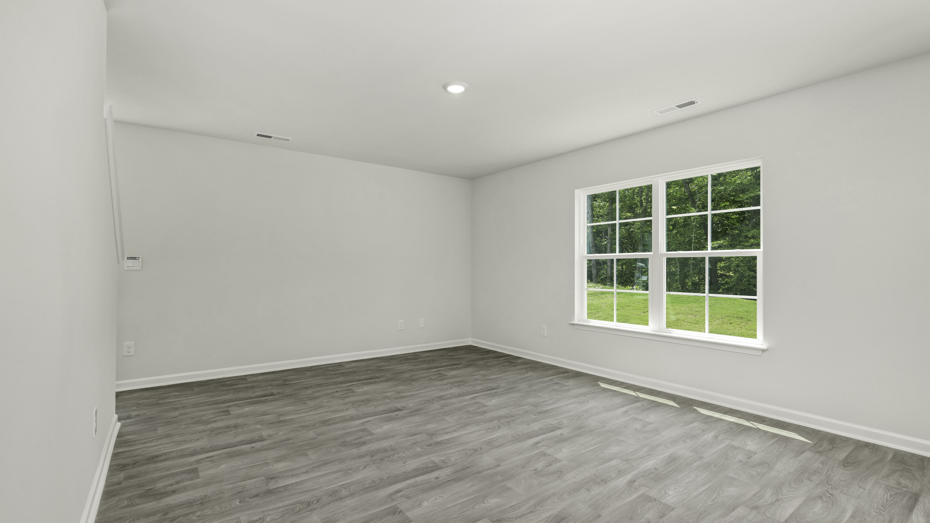 living room with window