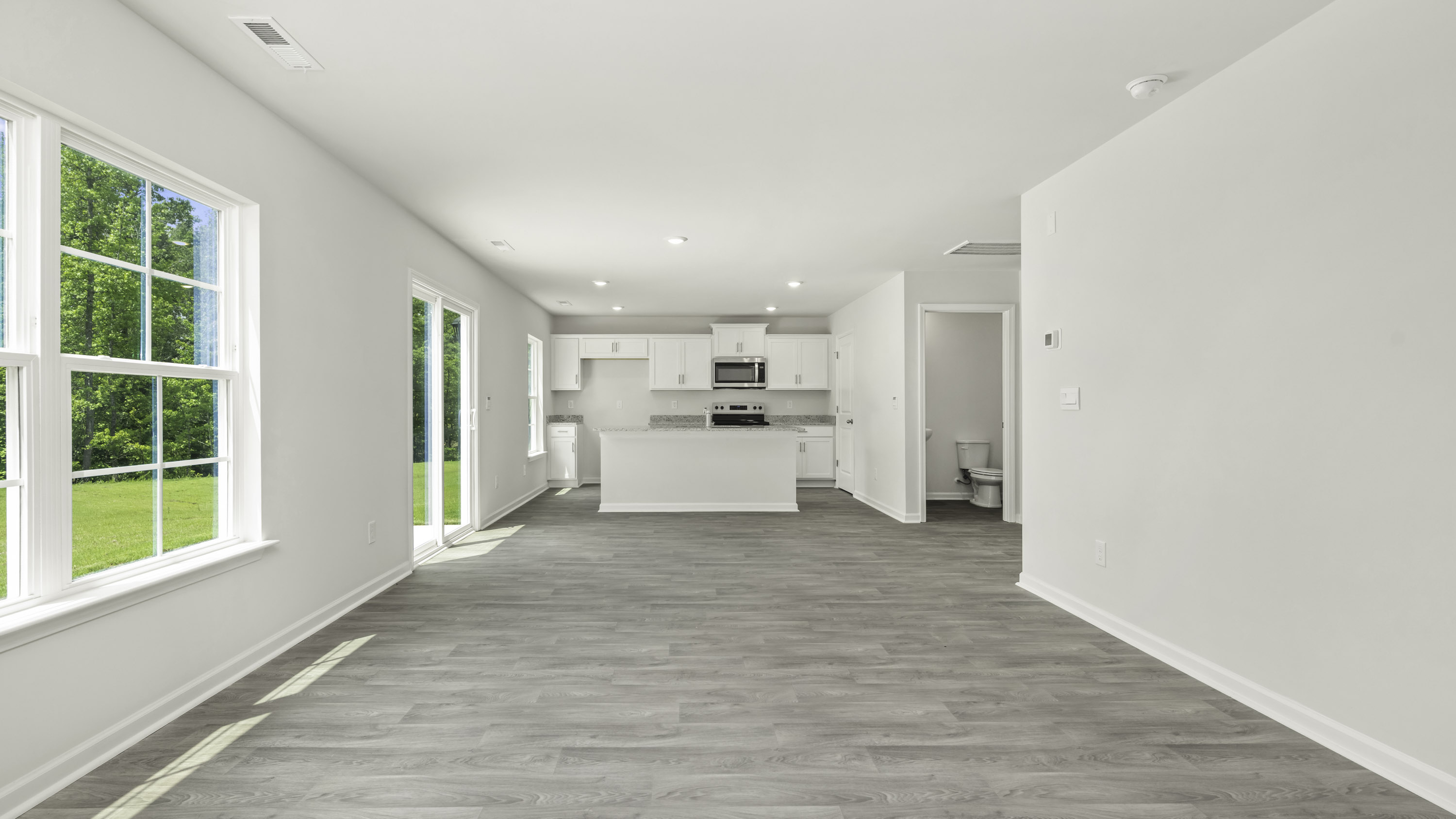 open concept living space