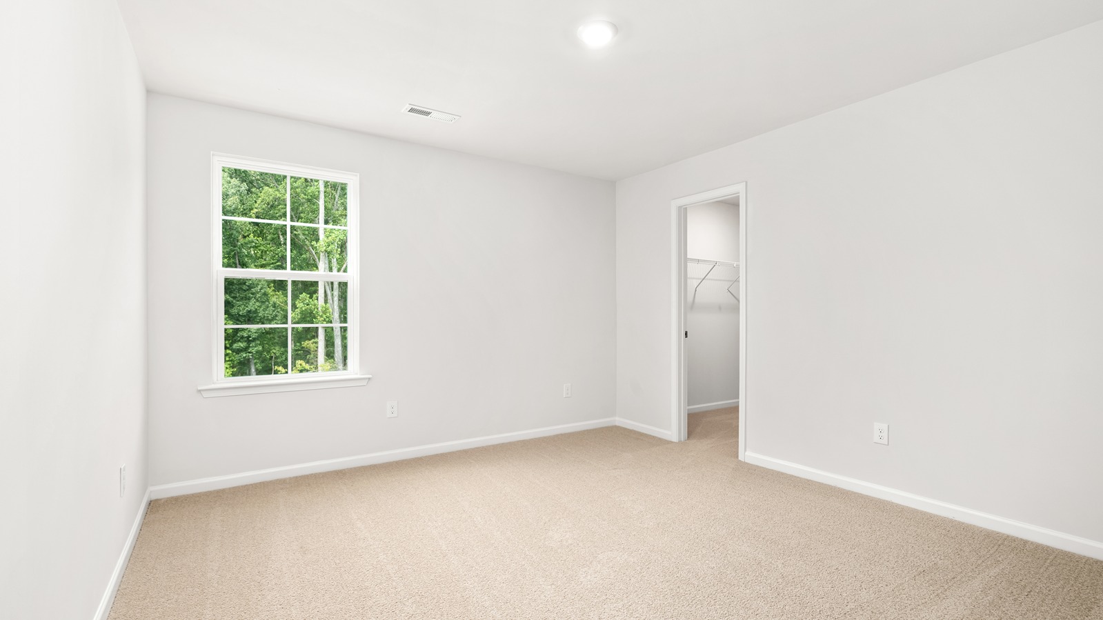 bedroom with one window