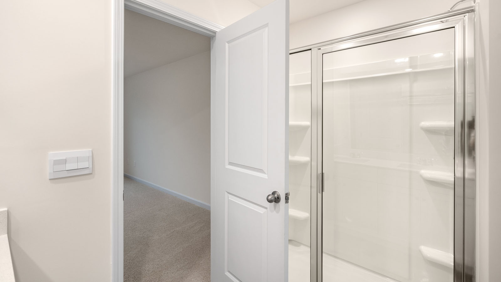 primary bathroom walk in shower