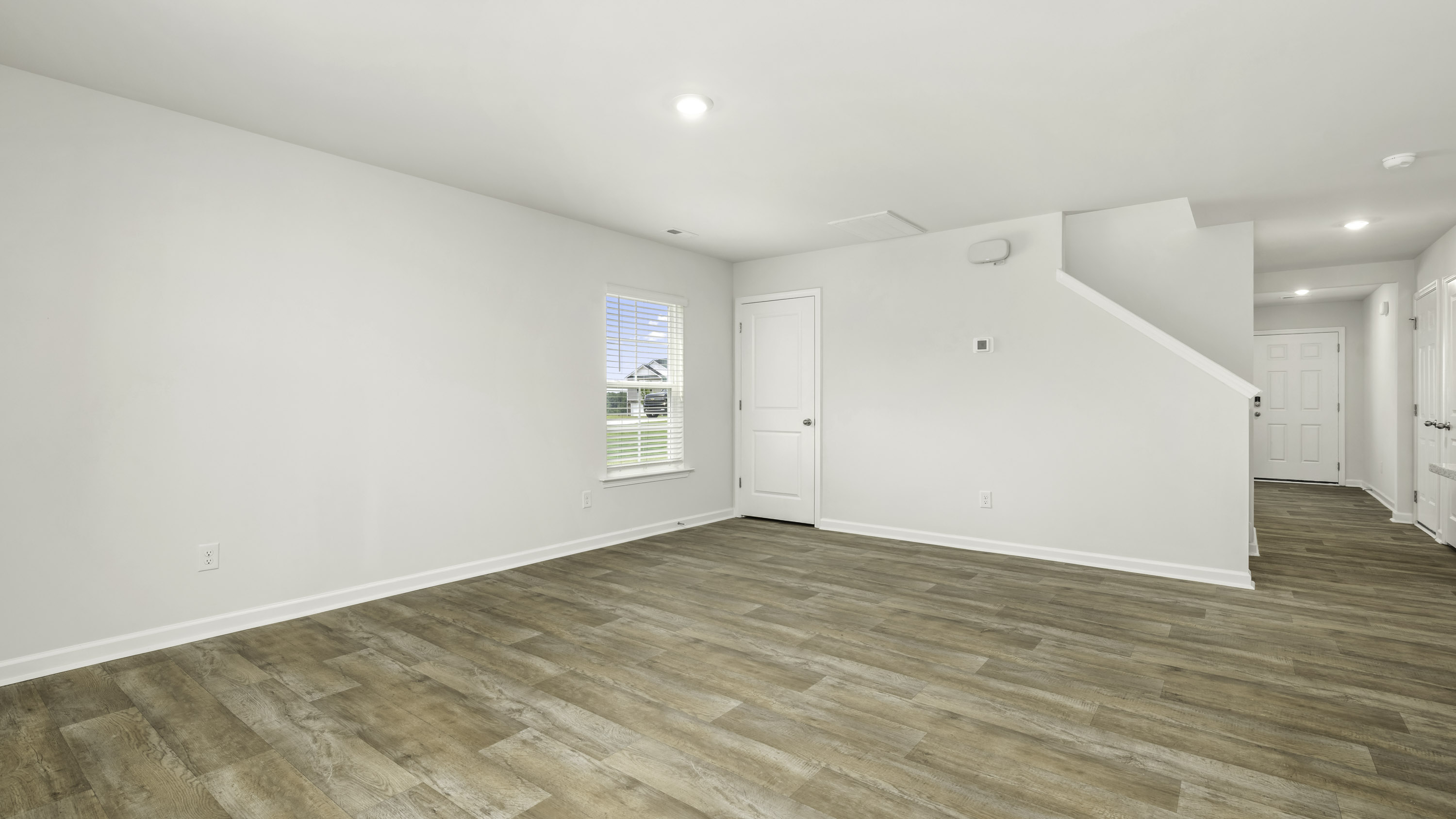 living room with window