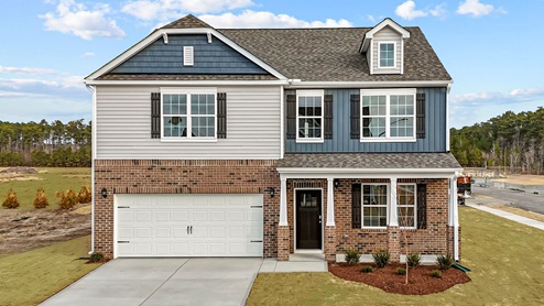 2 story exterior with vinyl