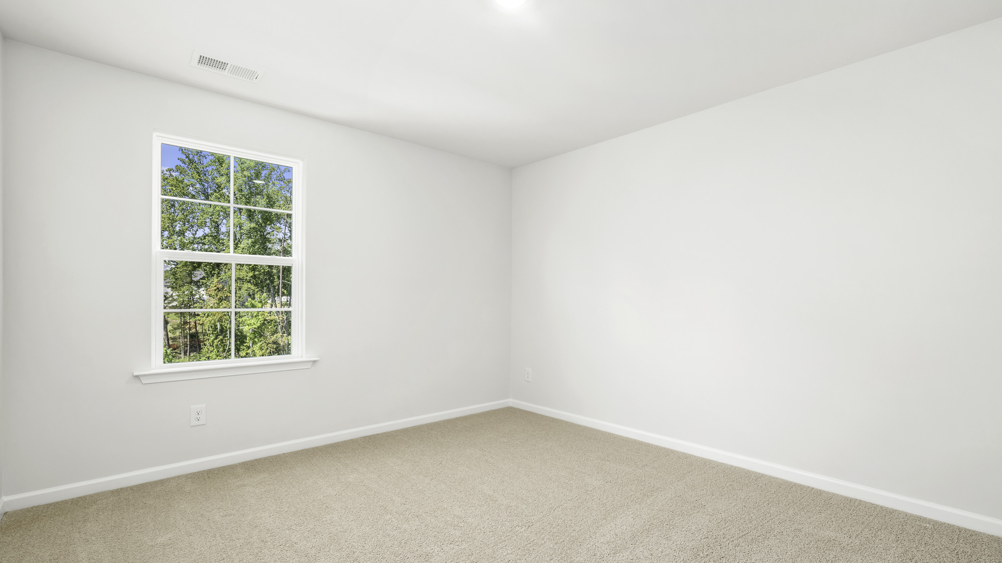 loft with carpet and window
