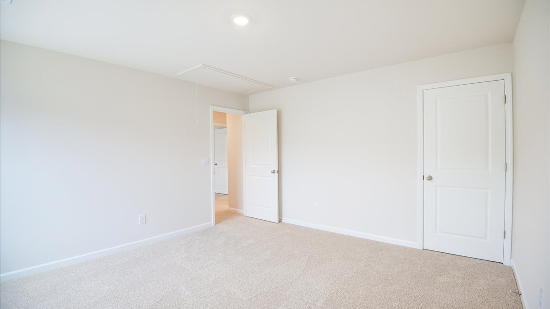 primary bedroom with carpet