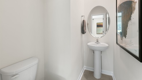 half bathroom