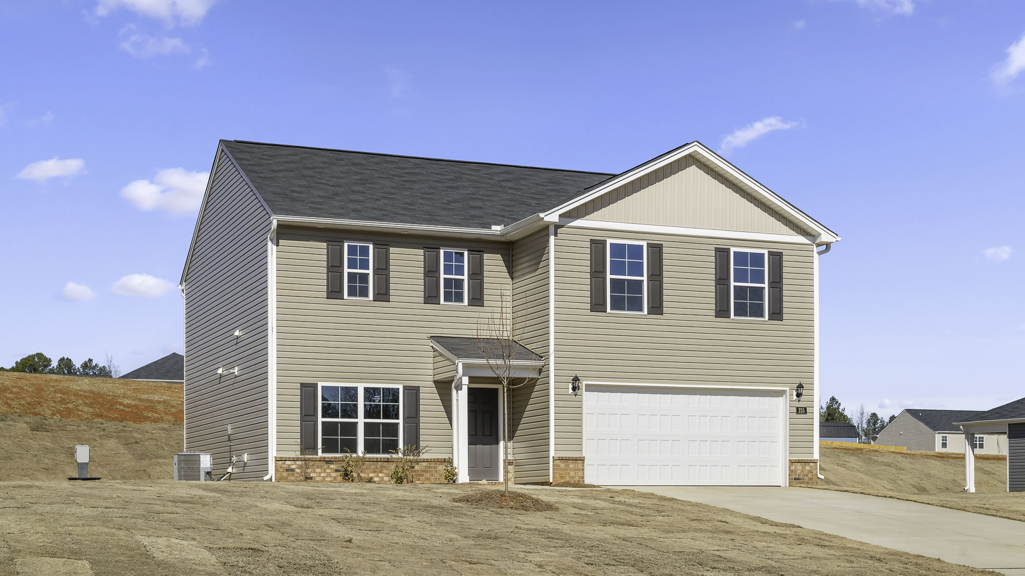 exterior view of actual home