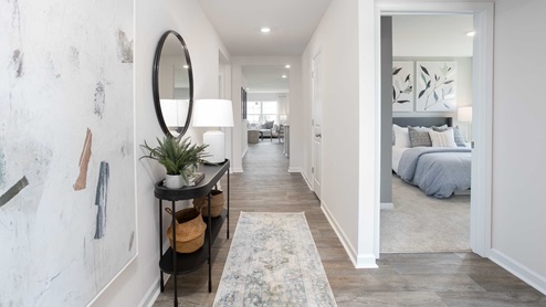 Foyer leading into the home