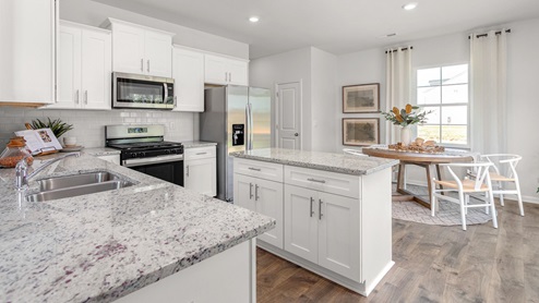 wilmington kitchen with small island