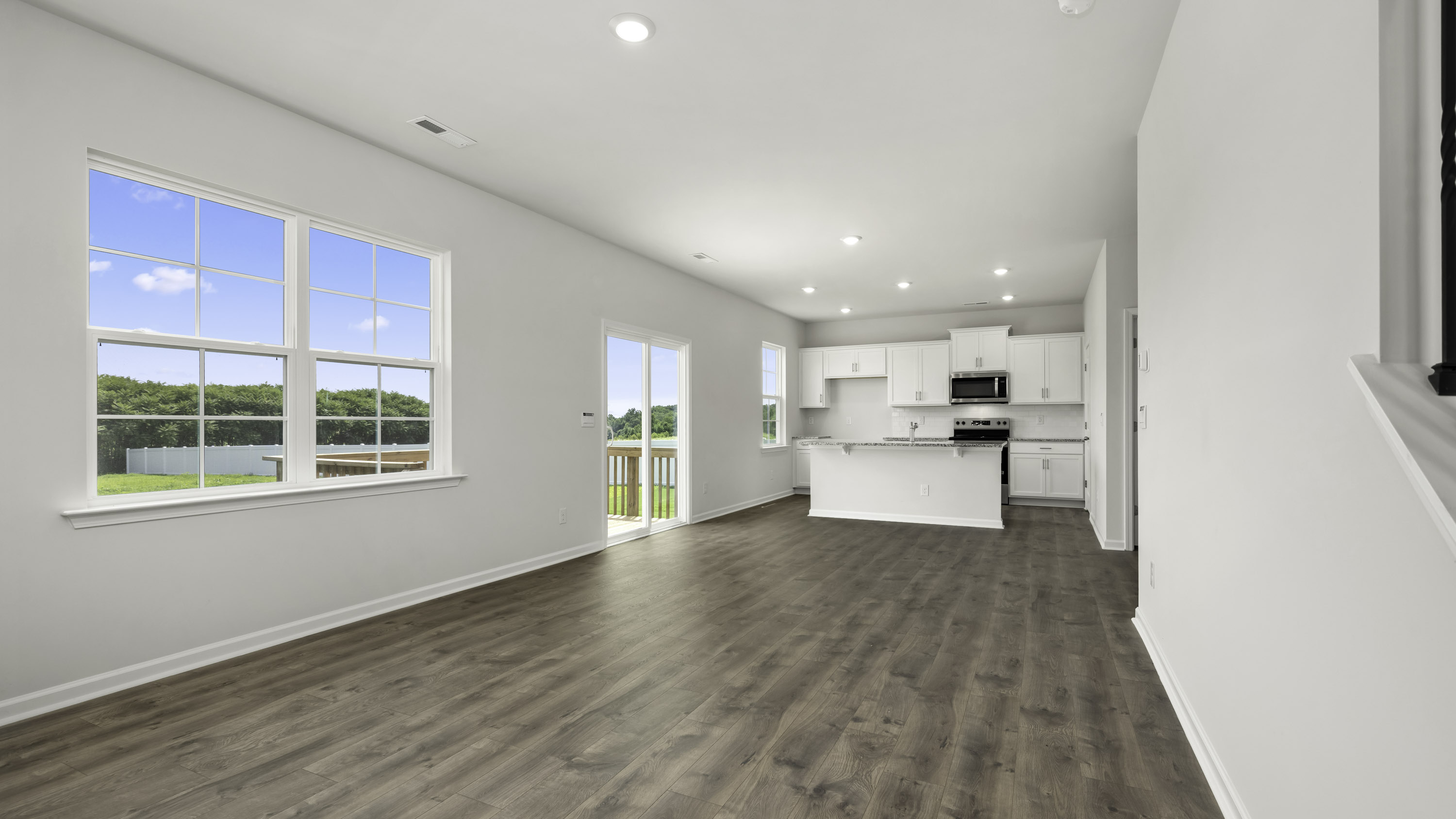 open concept living space