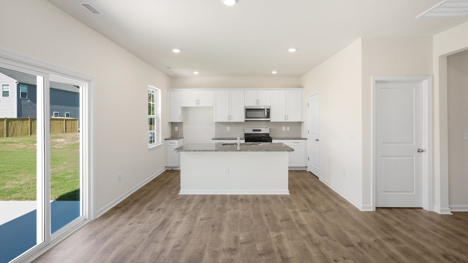 dining room and kitchen view