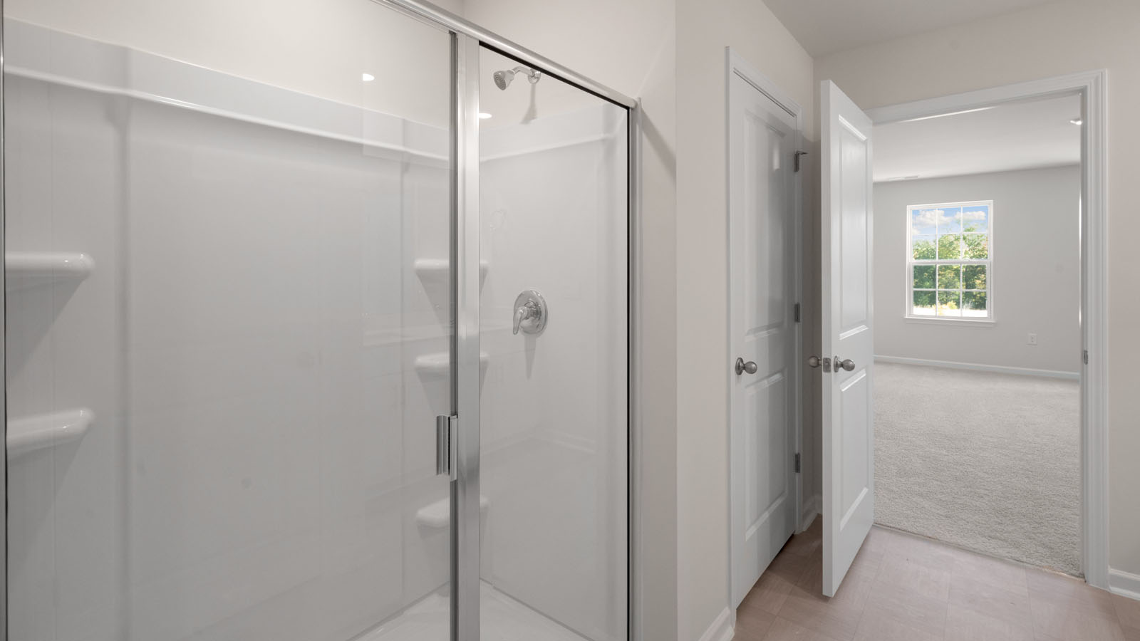 main walk-in shower