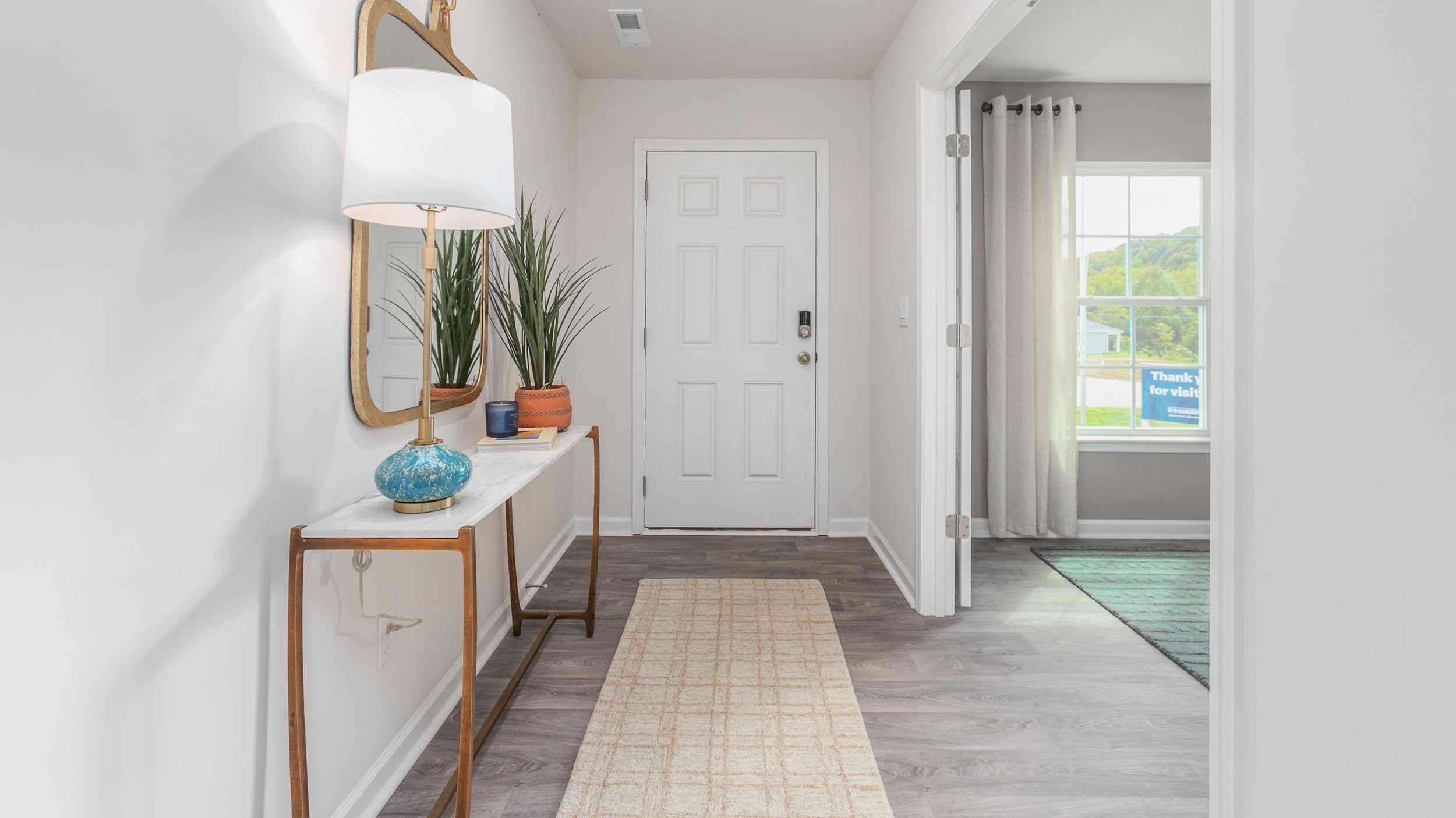 front door entrance and foyer