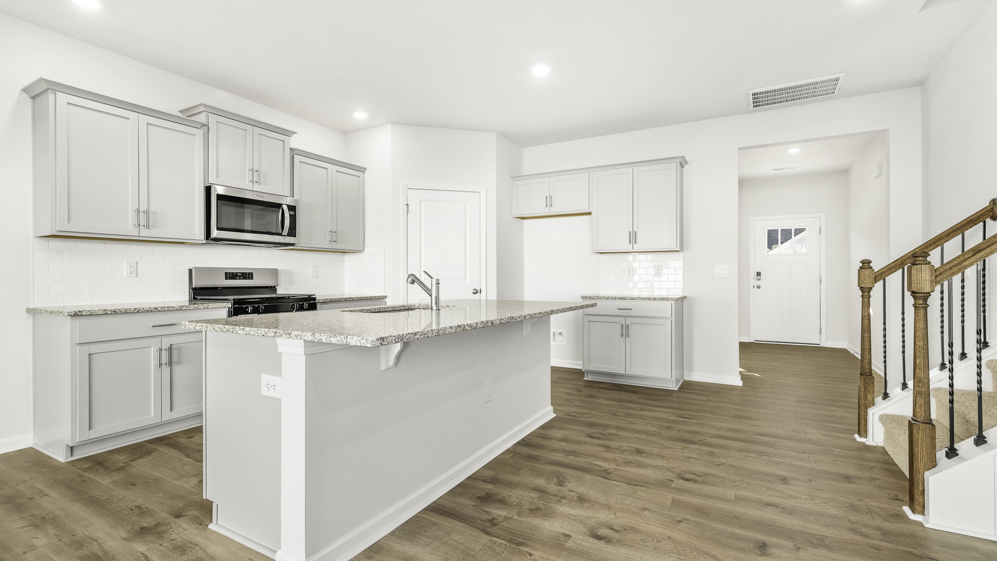side view of kitchen