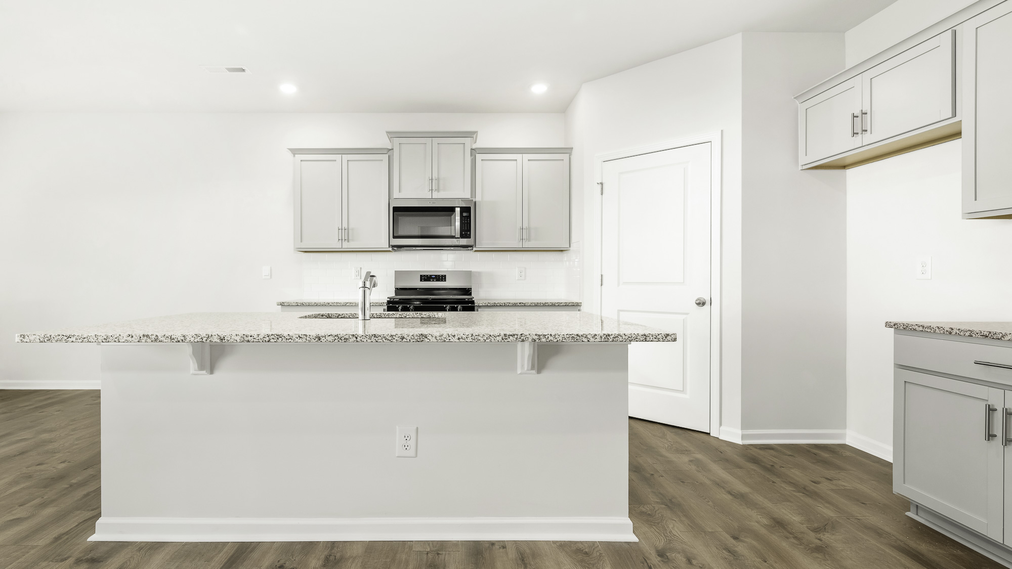 front view of kitchen