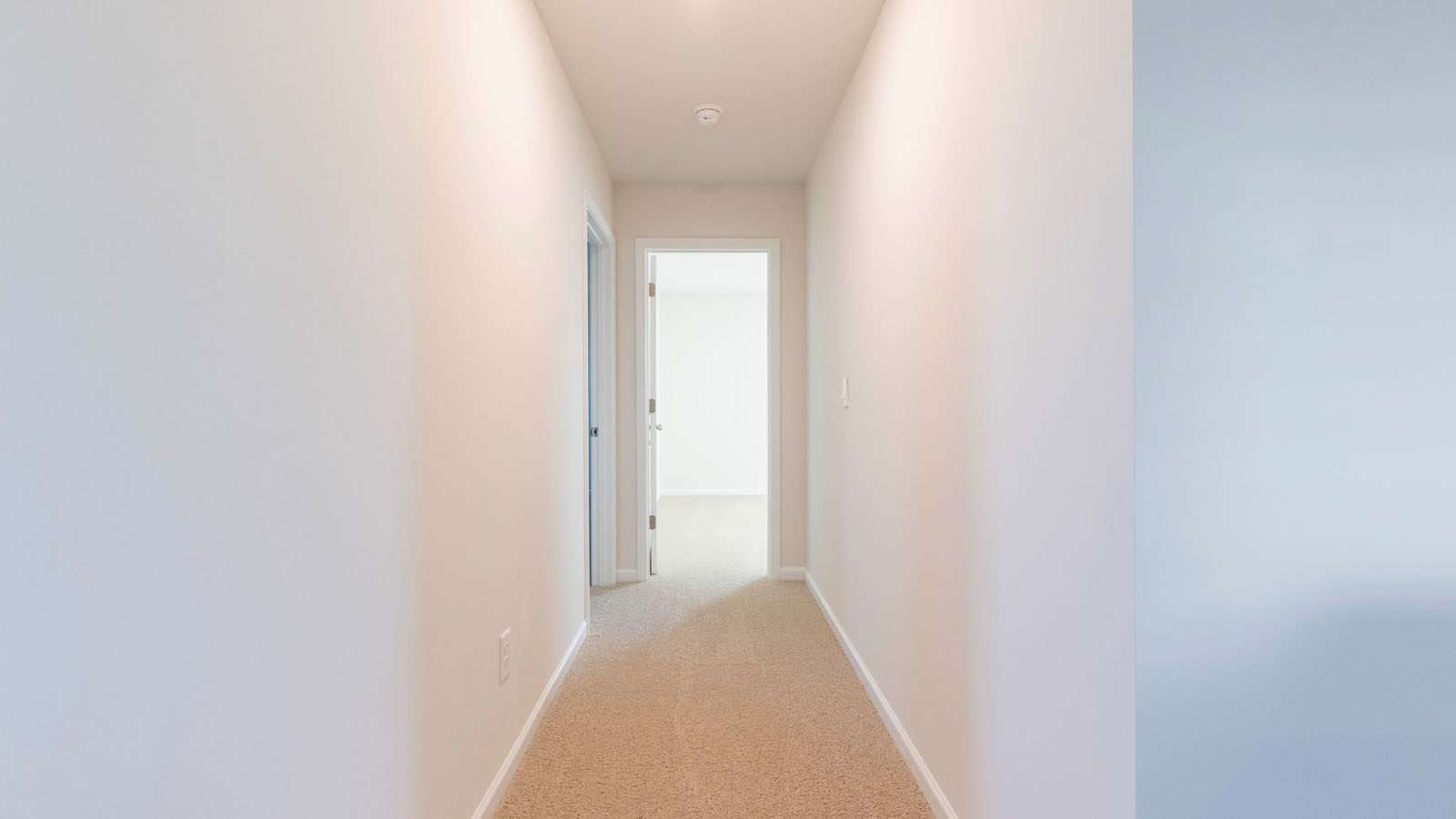 hallway located upstairs