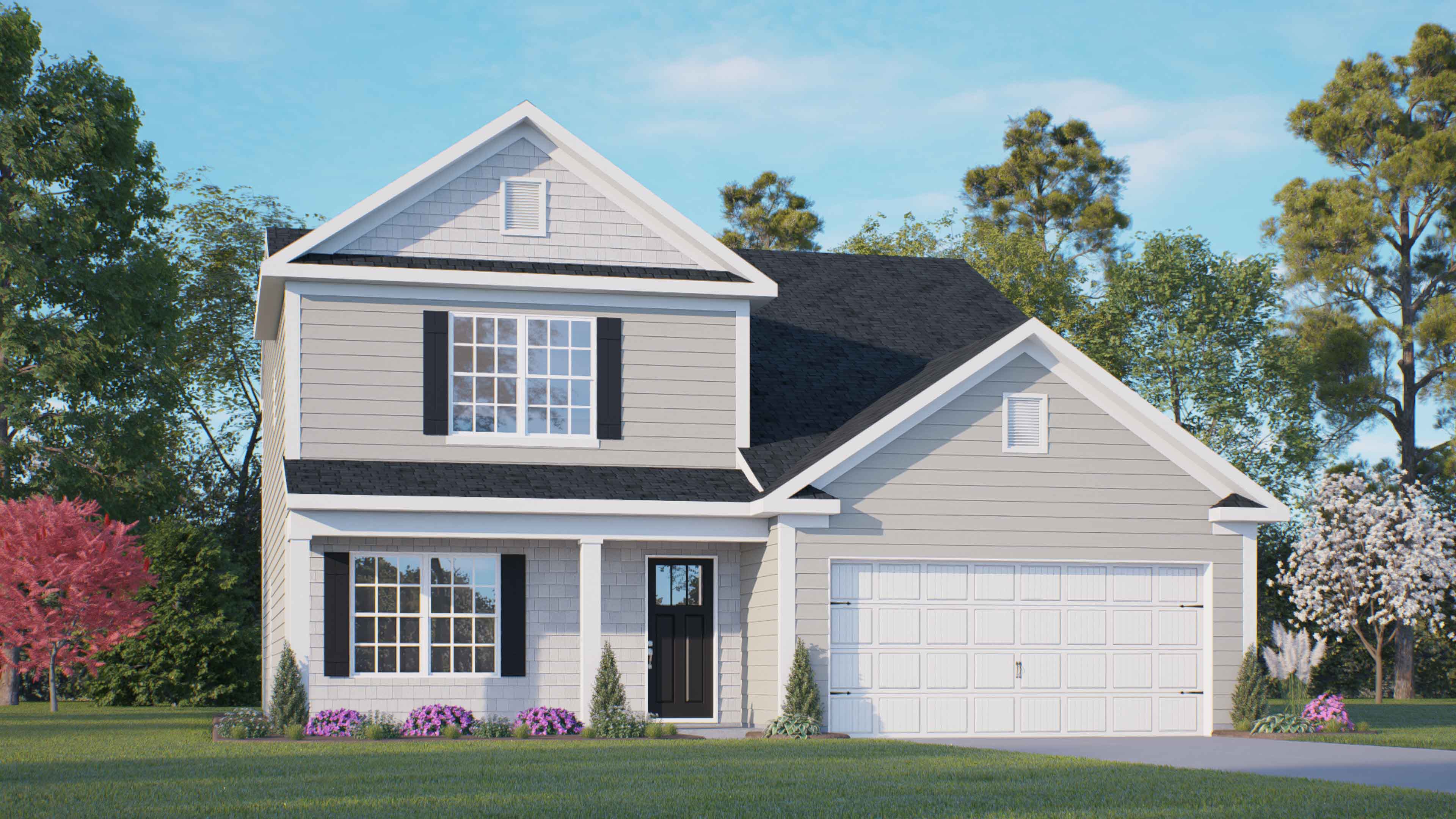 Exterior home rendering a