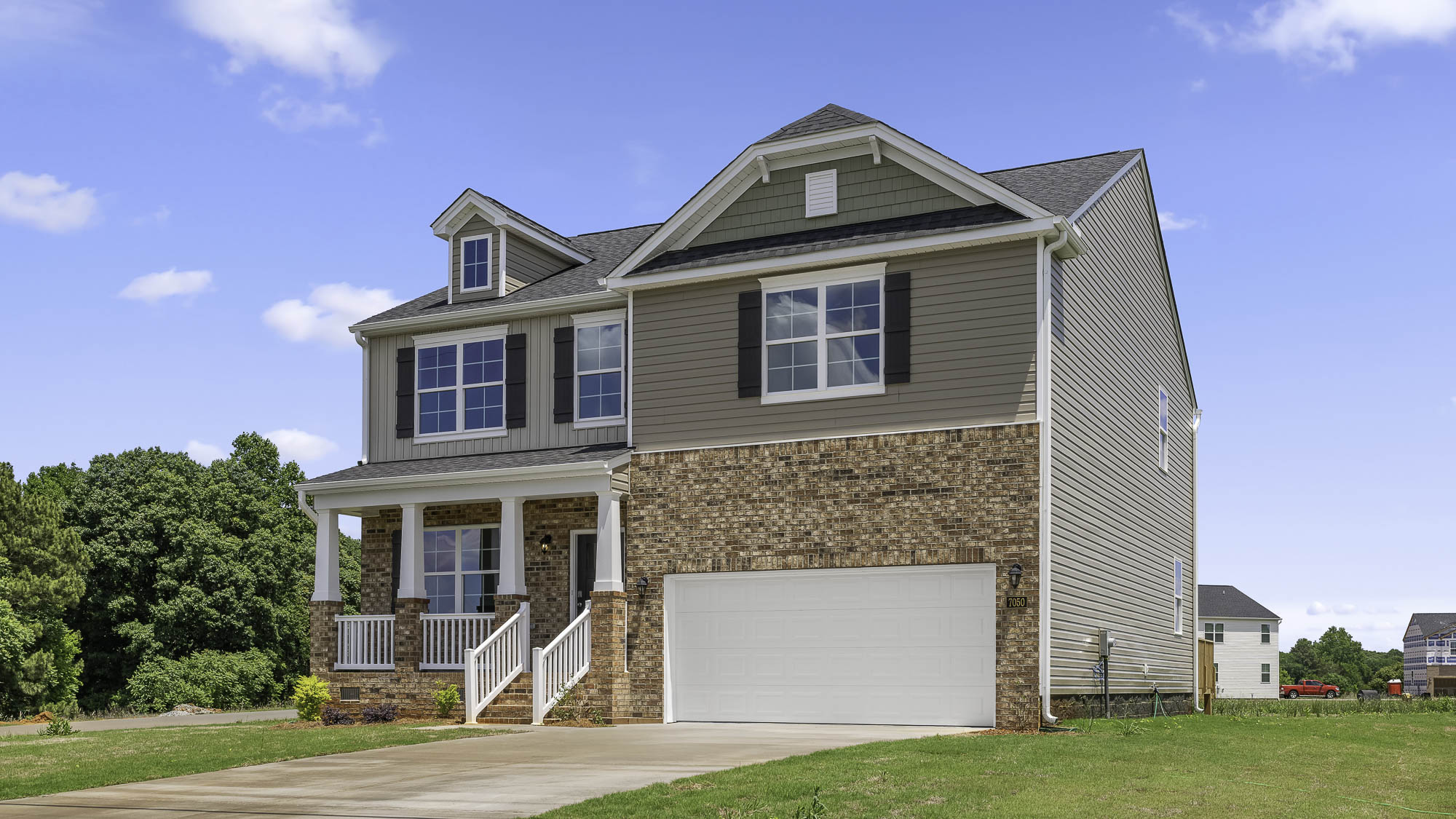 exterior view of actual home