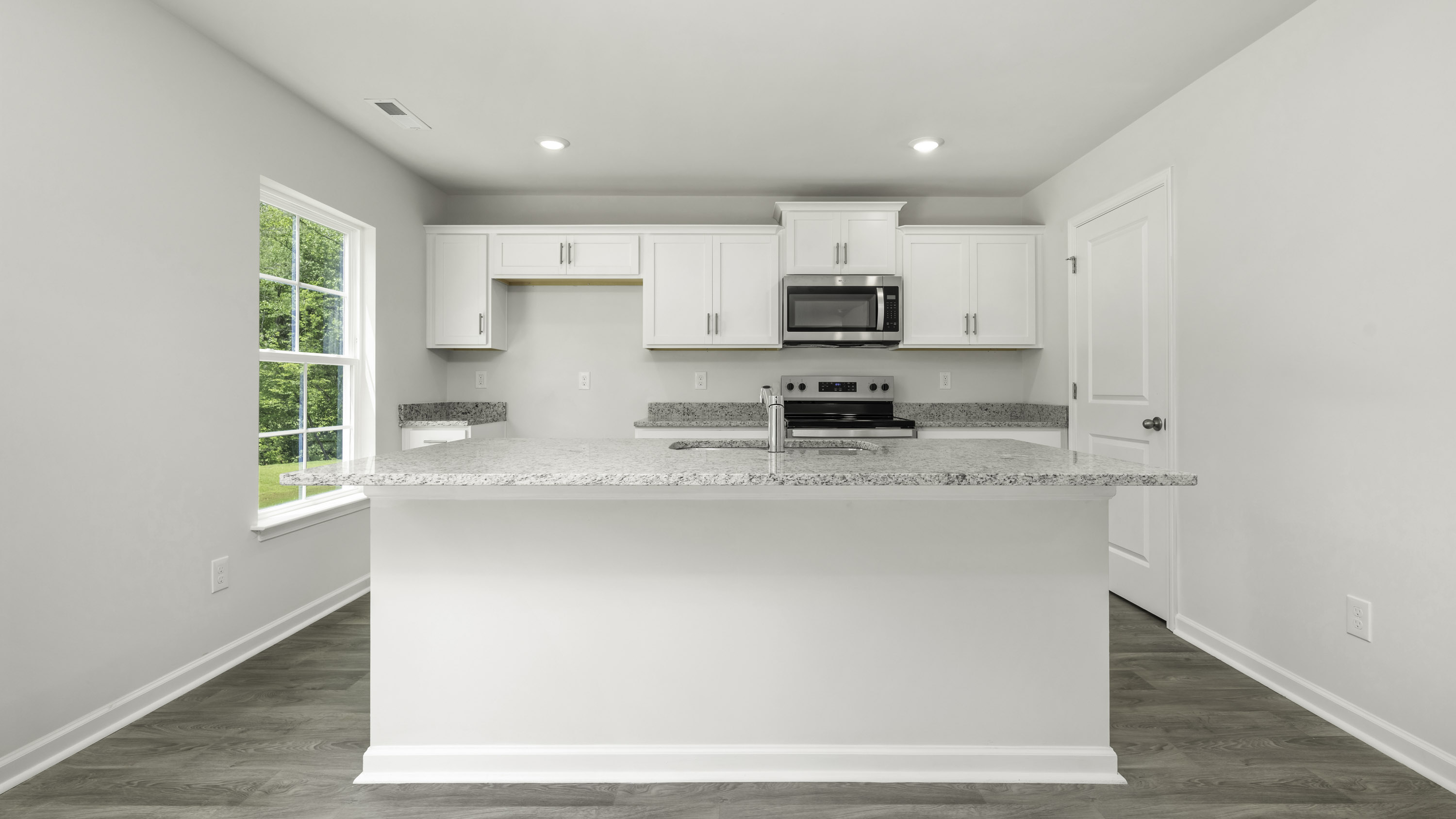 kitchen with island