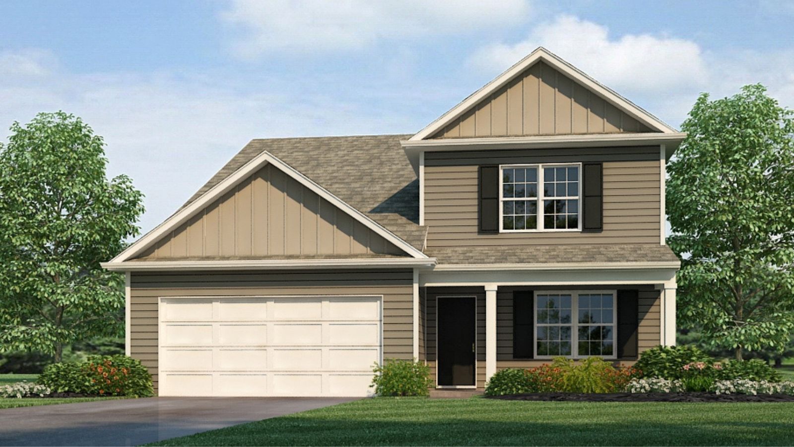 A1 Rendering of 2 story home
