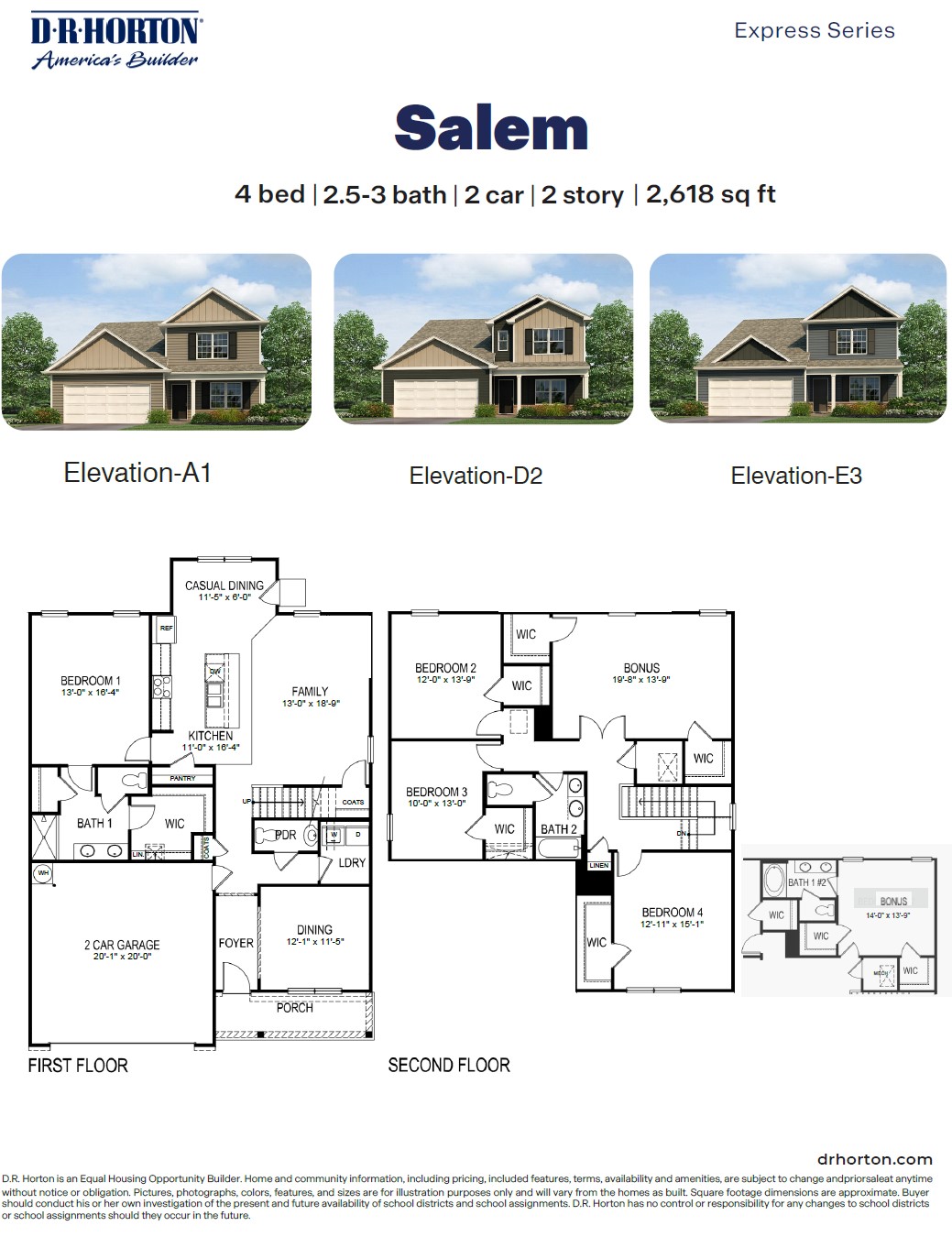 Salem Floorplan