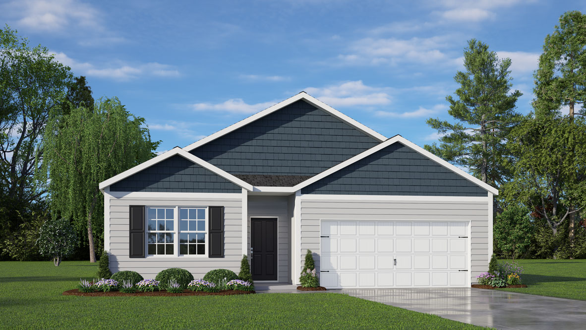 The Cali featured at Madison Gardens offers a 1 story 2 car garage 4 bedroom 2 full bathrooms single family home