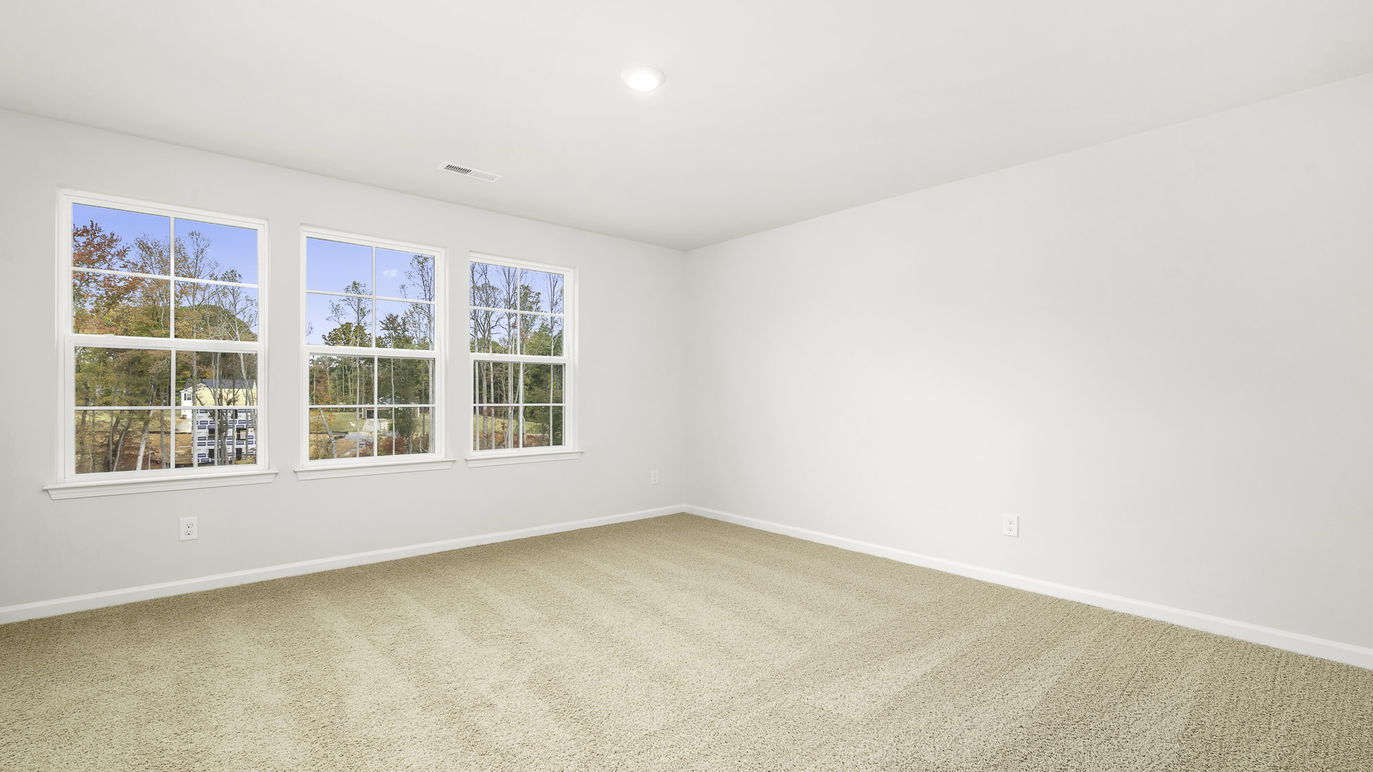 secondary bedroom with windows