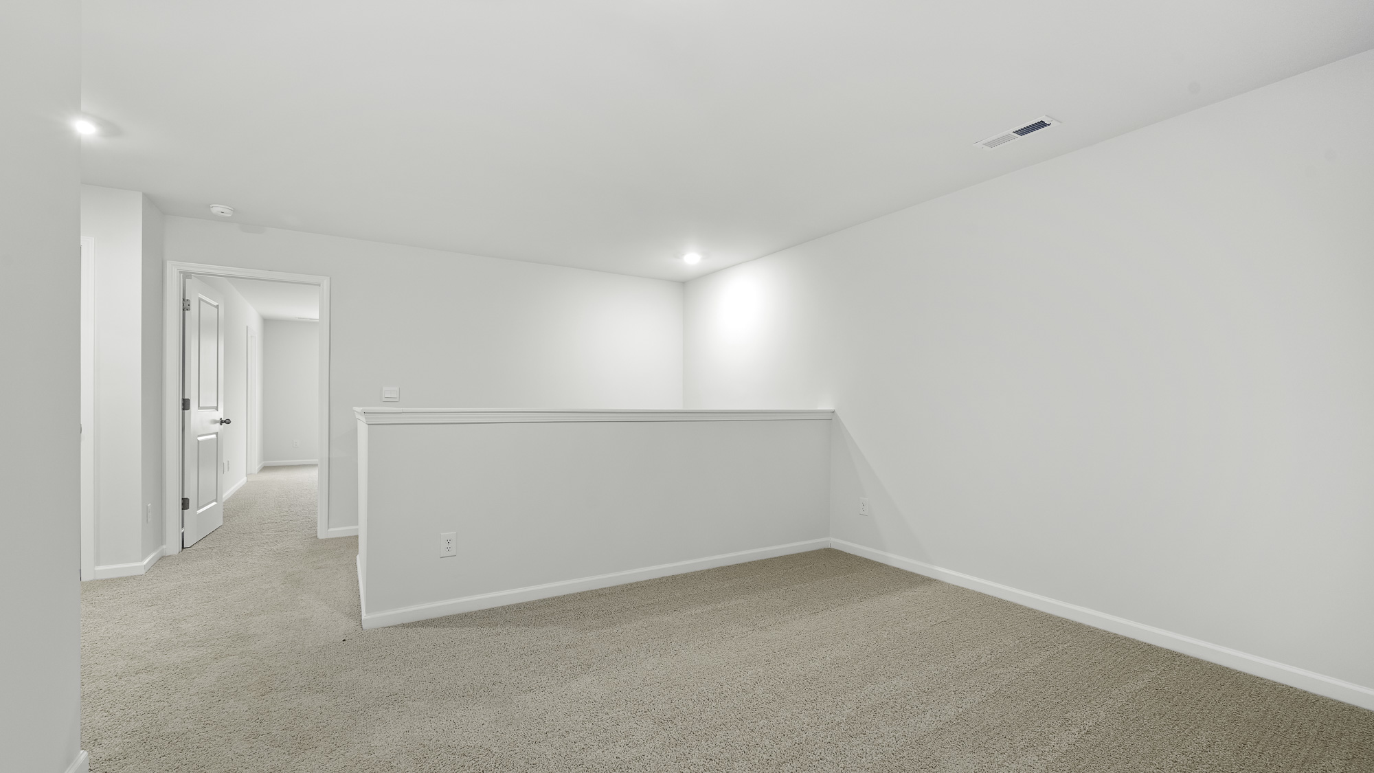 loft at the top of the stairs