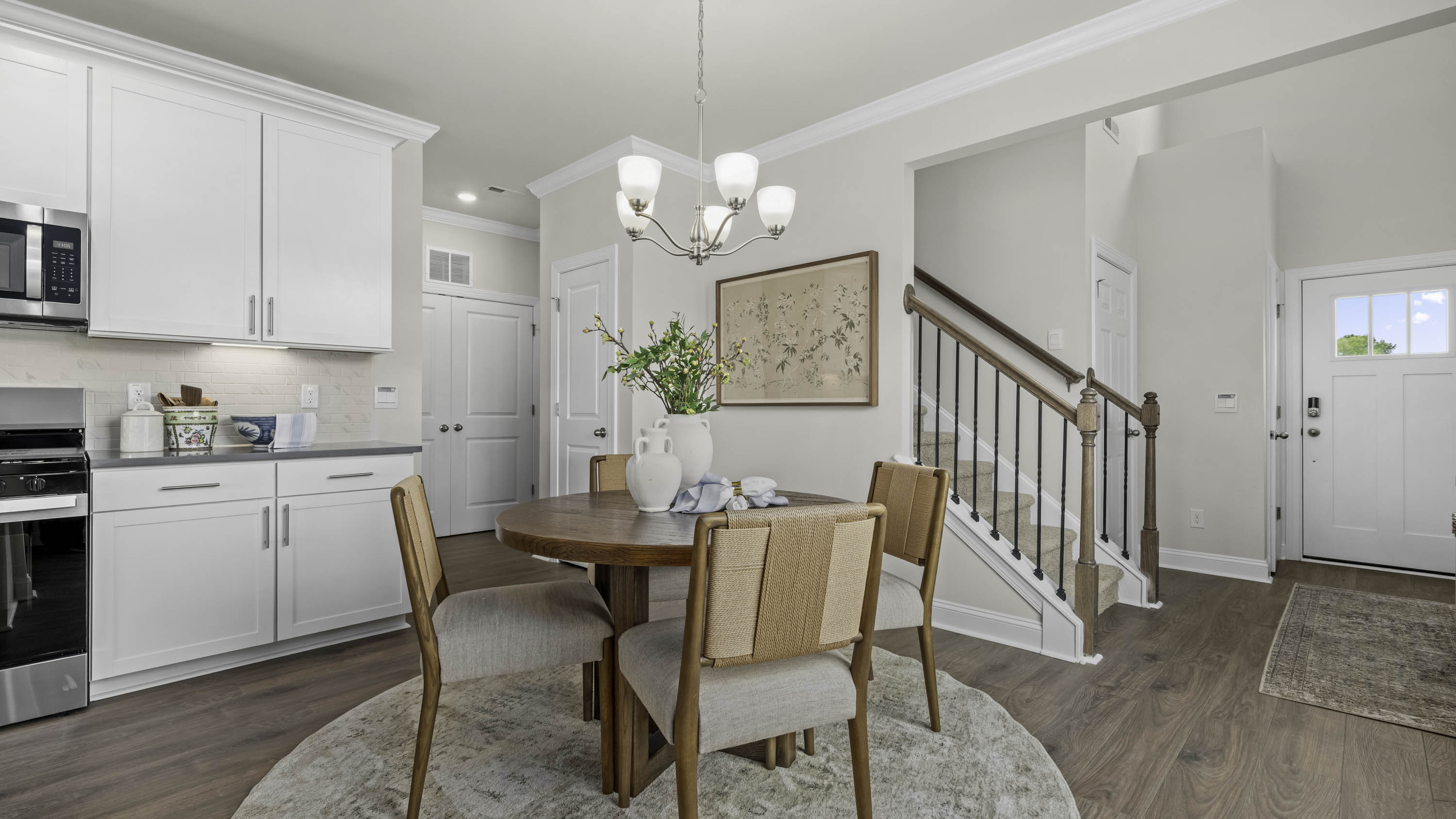 dining and stairway