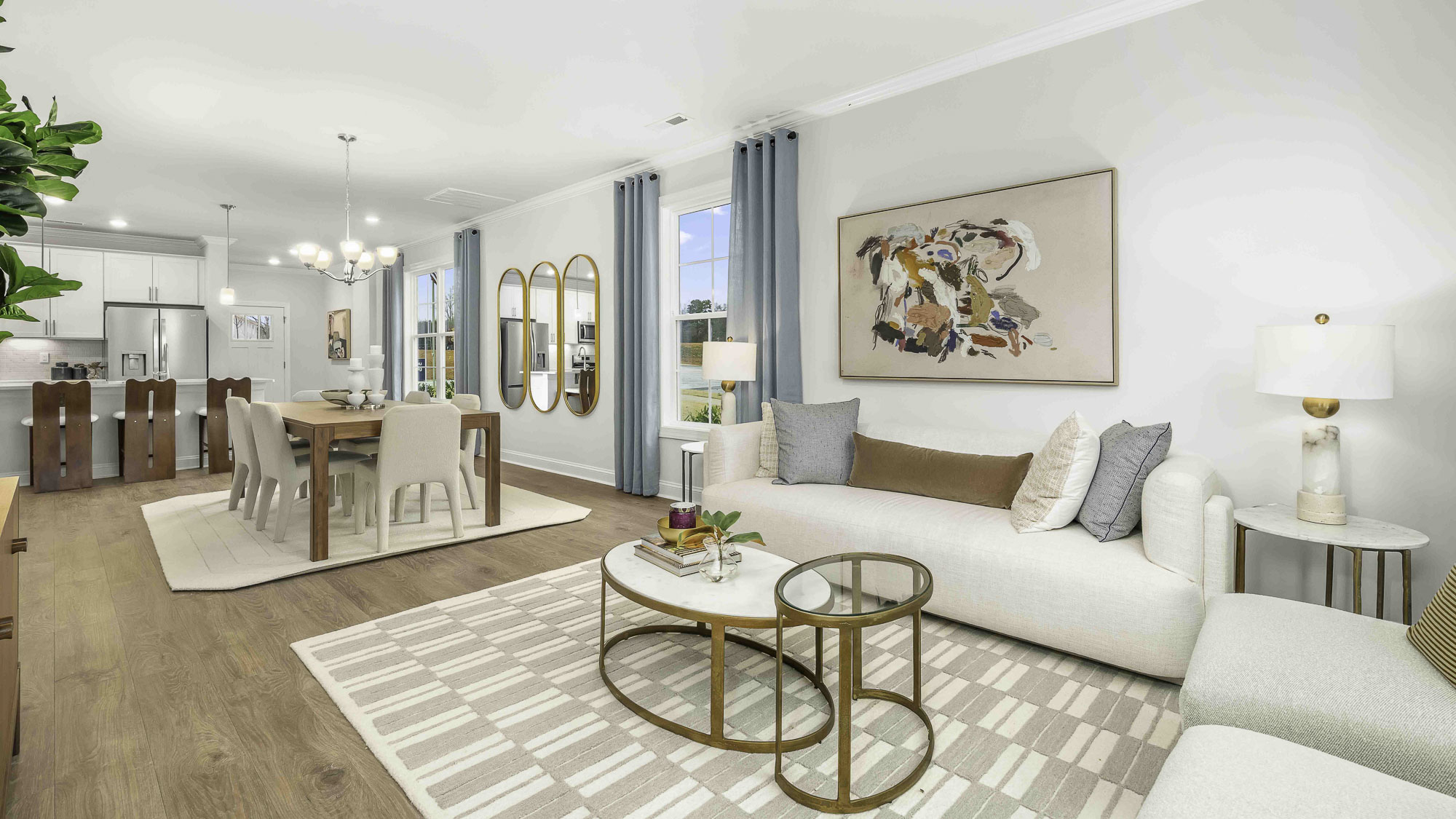 open concept living space