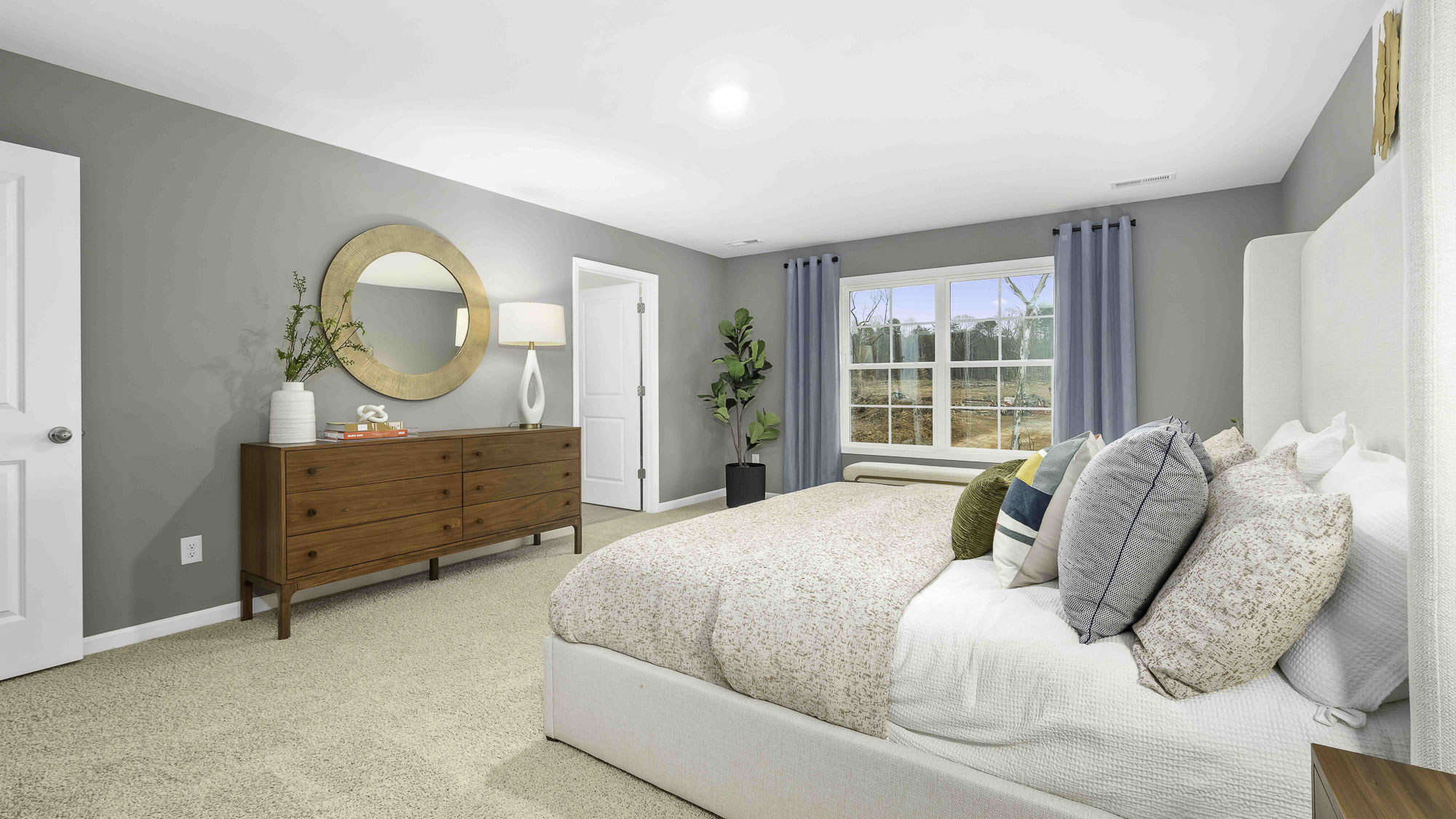 primary bedroom with window