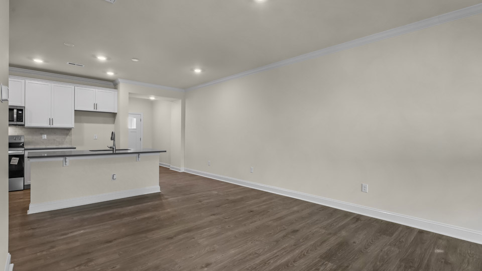 open plan living space